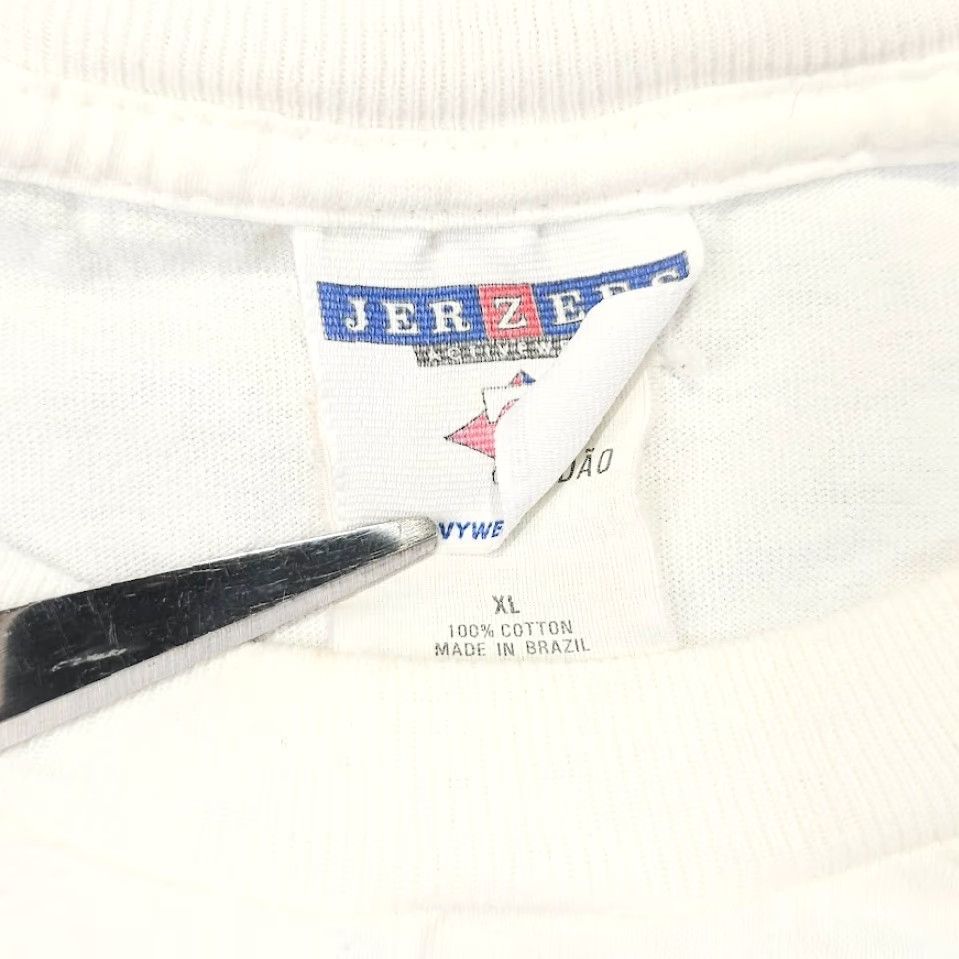Jerzees VINTAGE Jerzees Boat Racing T Shirt Mens XL White Crew Neck Short Sleeve Canvas? Size US XL / EU 56 / 4 - 6 Thumbnail