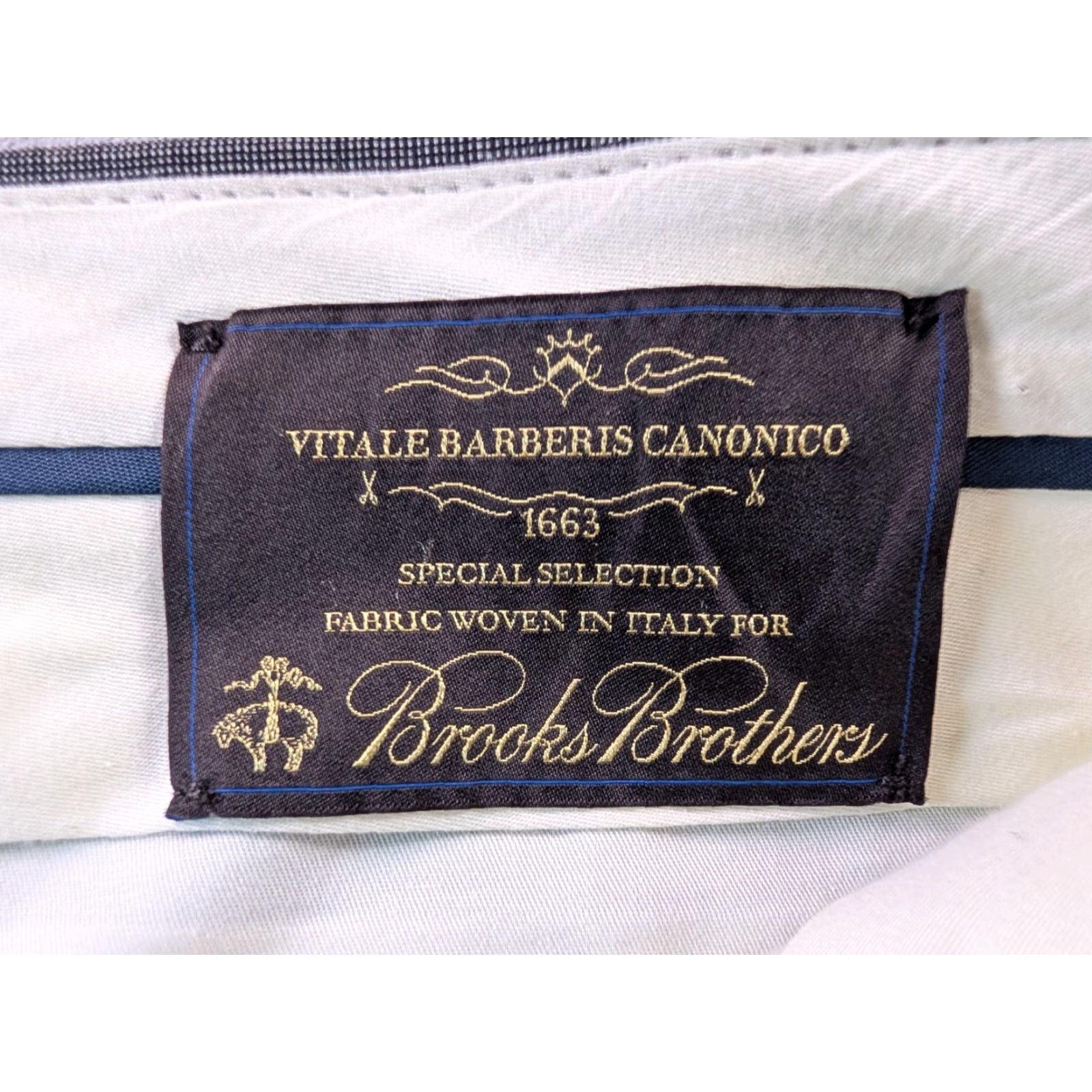 Brooks Brothers Brooks Brothers Fitzgerald Pants 34x29 Gray Wool Barberis Canonico Italy READ! Pants Mens 34 Gray Wool Herringbone Ballet? Size US 34 / EU 50 - 4 Thumbnail