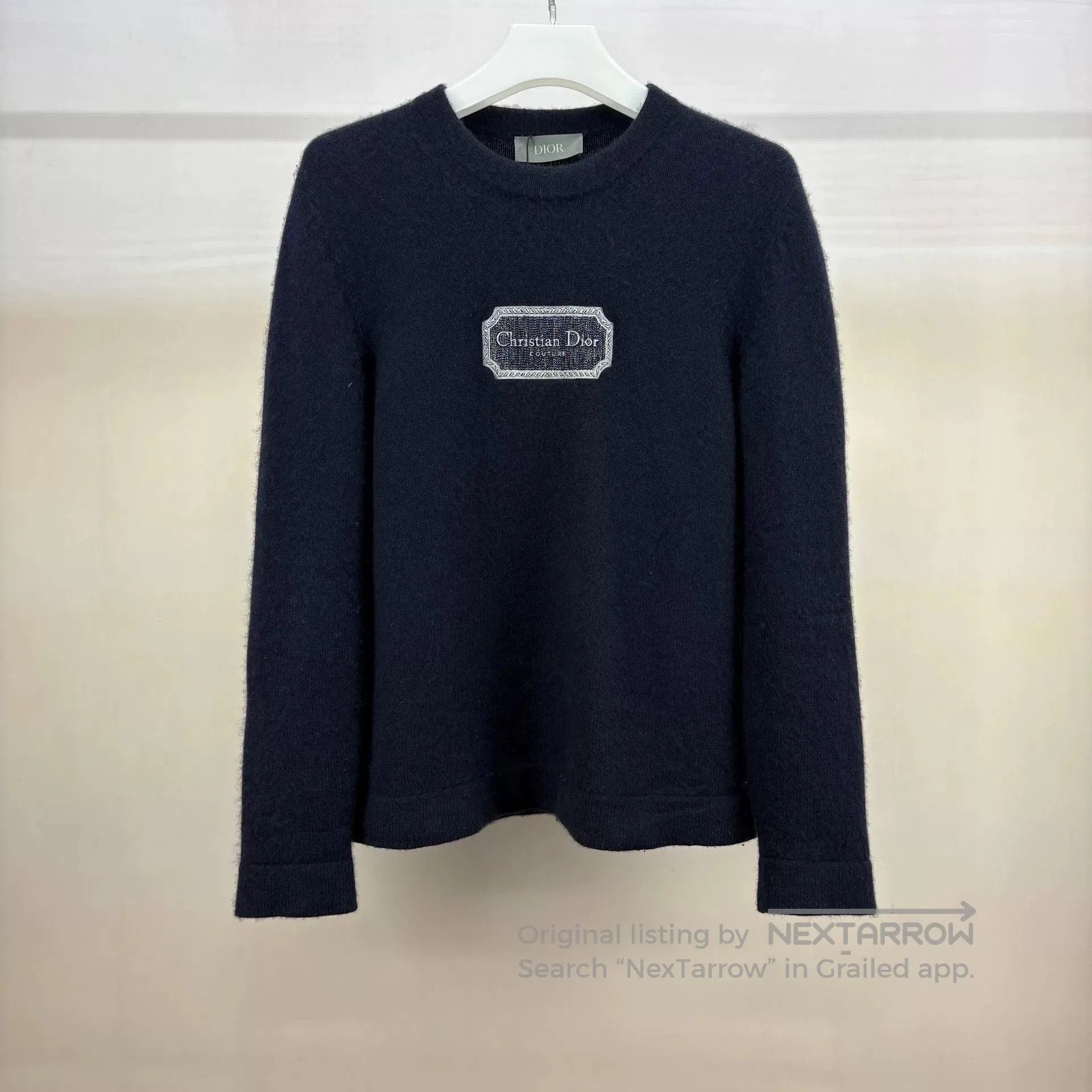 Dior dior embroidered logo cashmere sweater size s. Size US S / EU 44-46 / 1 - 1 Thumbnail