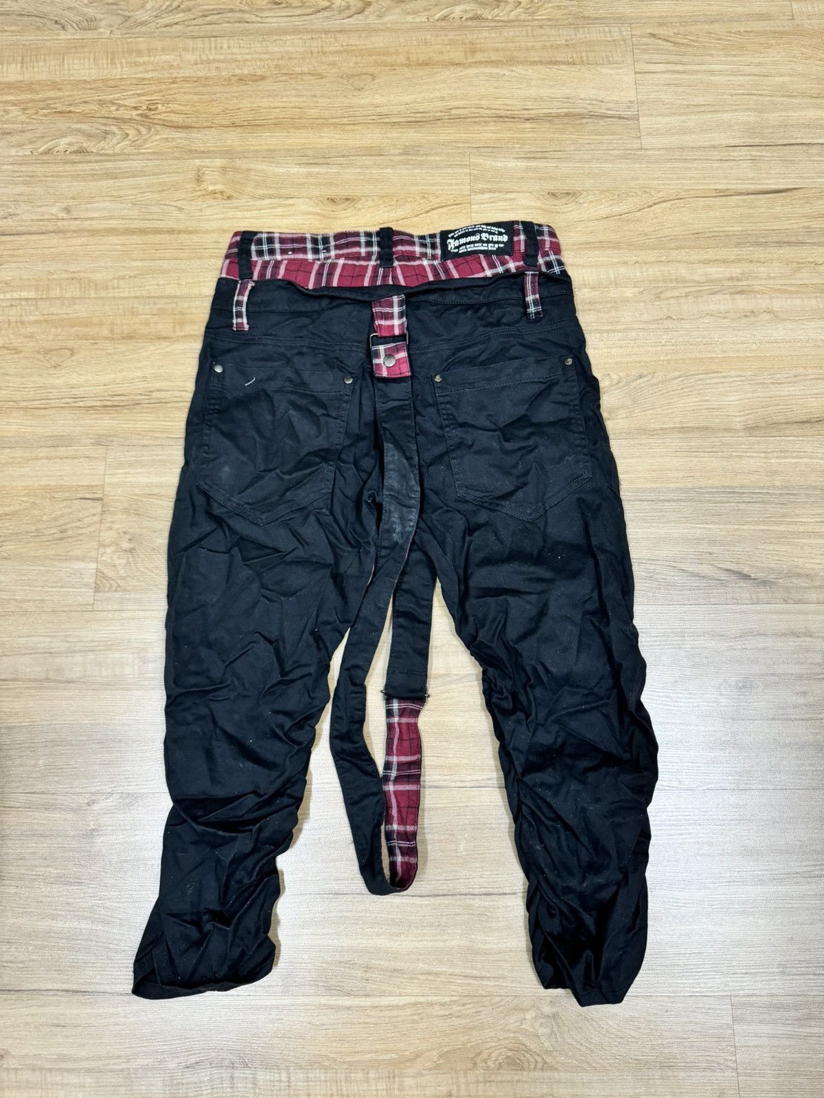 Seditionaries FAMOUS BRAND ANARCHY PUNK STYLE DOUBLE WAIST PANTS Size US 31 - 4 Thumbnail