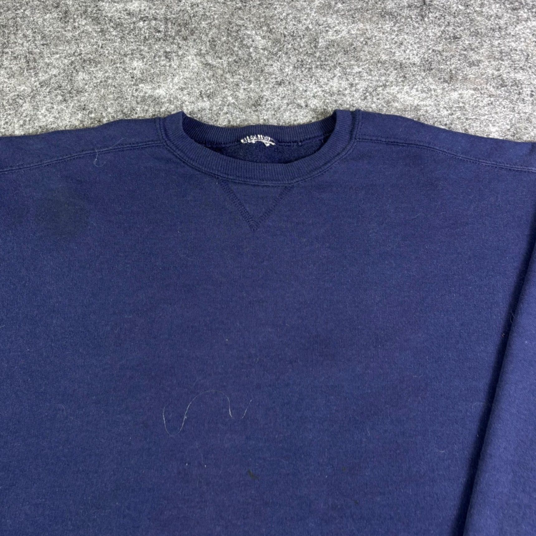 Vintage VINTAGE Navy Blue Crewneck Sweatshirt Men L Distressed Paint Splatter 90s Pullover Knit Polyester Athletic adidas Logo Large Size US L / EU 52-54 / 3 - 7 Thumbnail
