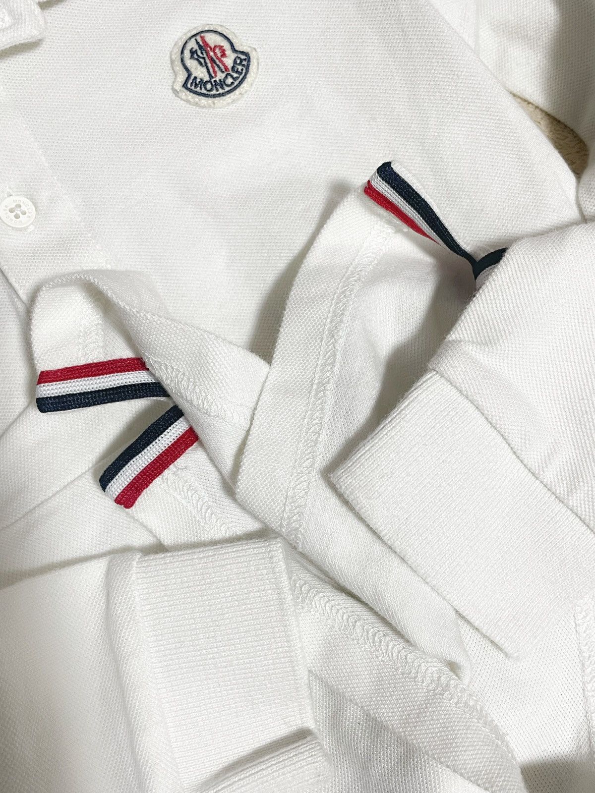 Moncler Vintage regby polo moncler kids long sleeve Size US XXS / EU 40 - 11 Thumbnail