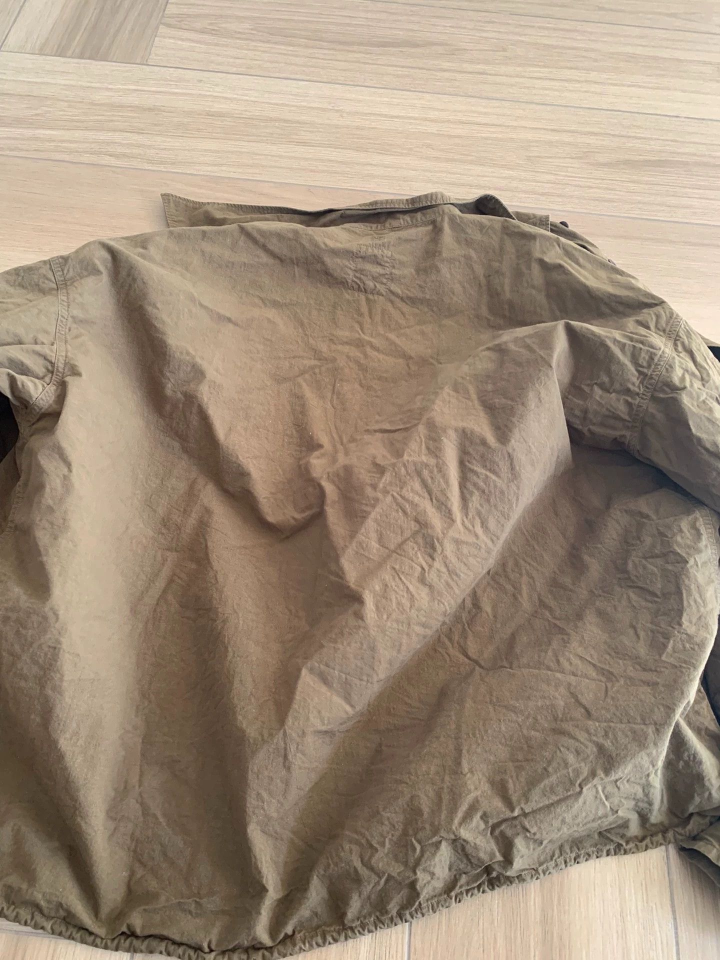 Nanamica NANAMICA Cotton Wool Deck 24AW Pocket Drawstring Jacket XL Size US XL / EU 56 / 4 - 6 Thumbnail