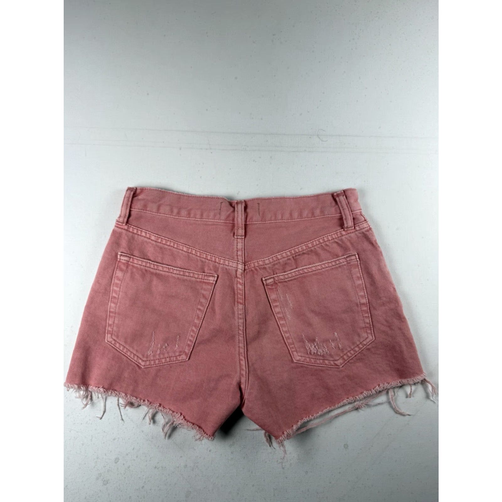 Free People Free People We the Free Sofia Distressed Cutoff Button Fly Shorts Size 26 Women Pink 1830 Boyfriend Distressed? Never worn Size 26" / US 2 / IT 38 - 6 Thumbnail