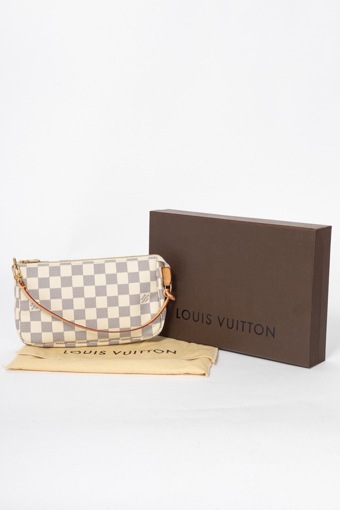 Louis Vuitton Louis Vuitton Damier Azur Canvas Pochette Accessoires Size ONE SIZE - 12 Thumbnail