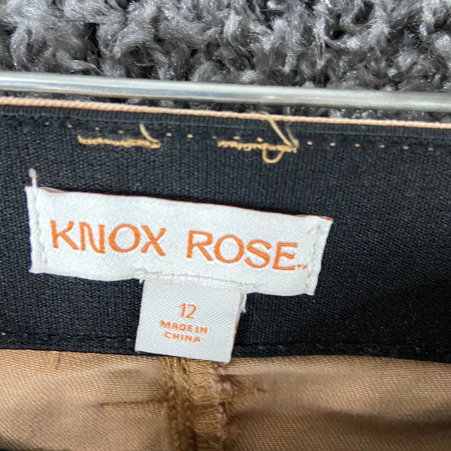 Vintage KNOX ROSE Orange Skinny Ankle Pants Women’s Regular Size 12 Size 34" / US 12 / IT 48 - 5 Thumbnail