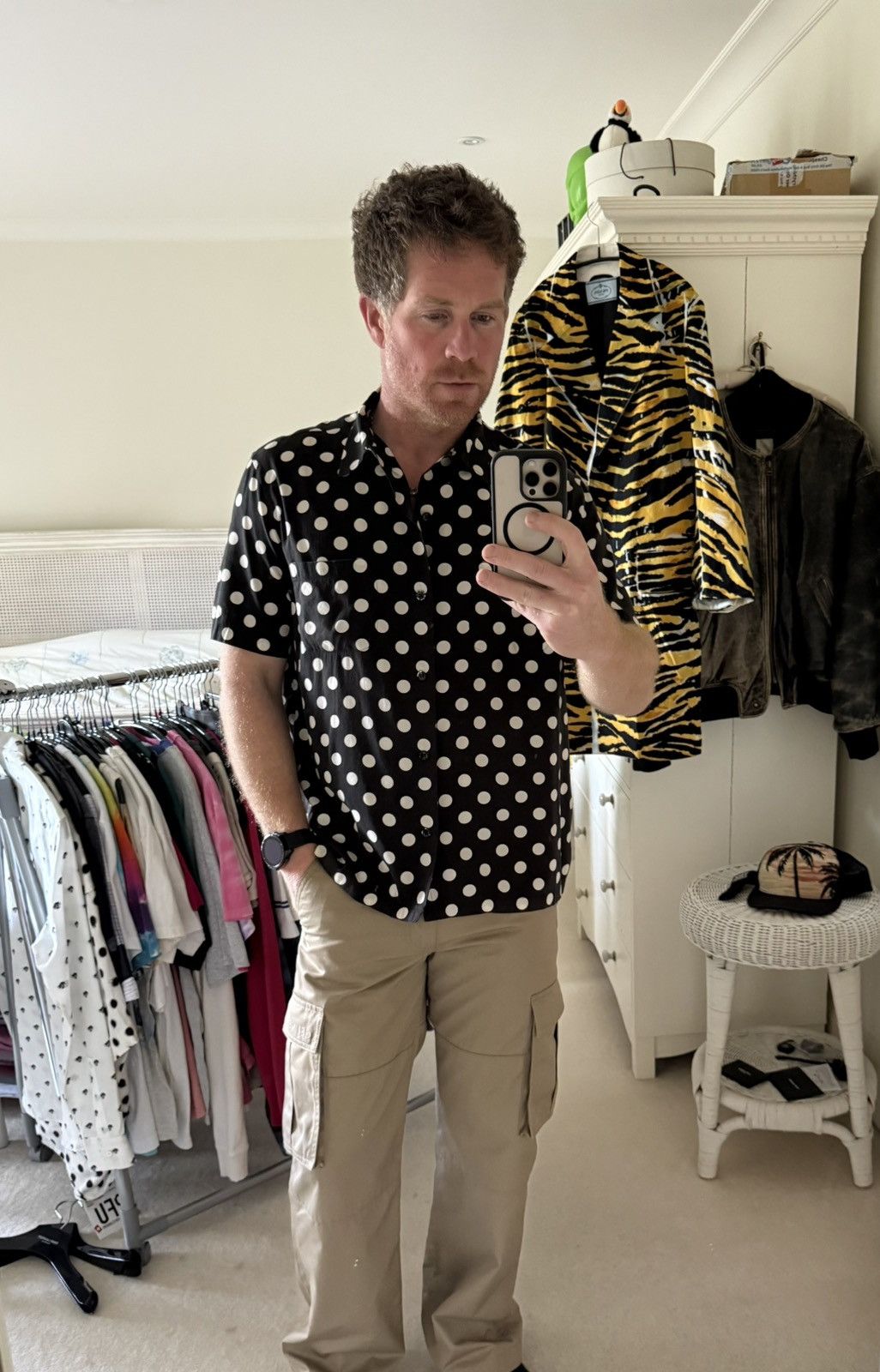 Saint Laurent Paris SS16 Saint Laurent polka dot Hawaiian shirt Hedi Slimane 40 Size US L / EU 52-54 / 3 - 2 Thumbnail