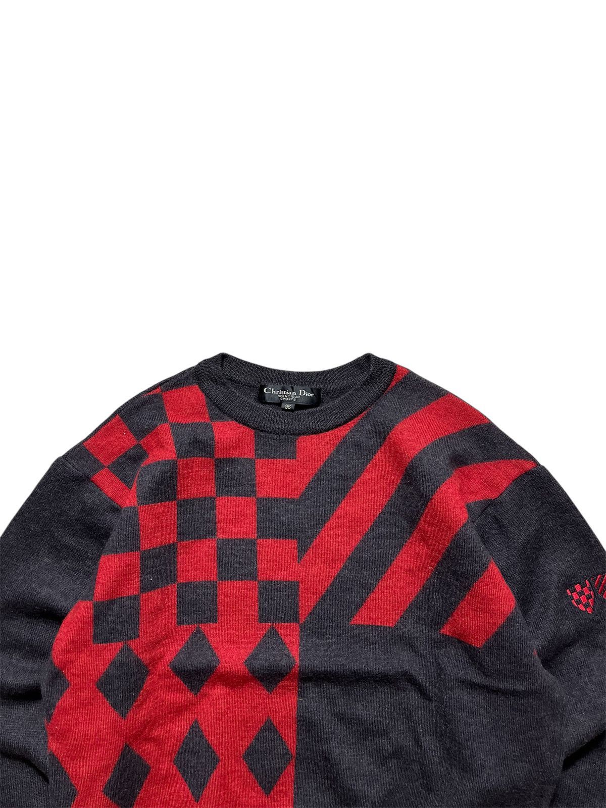 Christian Dior Monsieur 90s Archieve Christian Dior Knitted Sweatershir Size US M / EU 48-50 / 2 - 8 Thumbnail