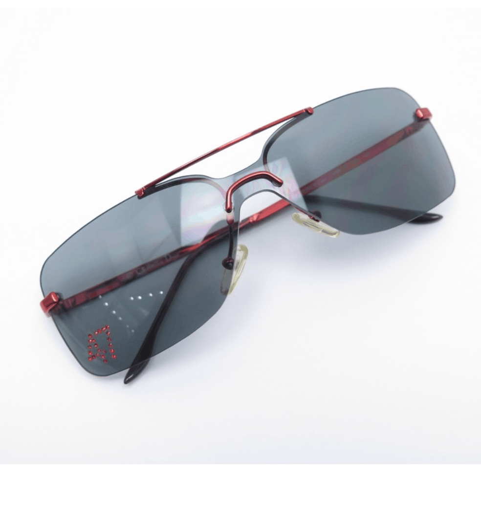 Dior DIOR Sunglasses 47 Motard Wrap Shield Mask Ski Galliano Size ONE SIZE - 1 Thumbnail