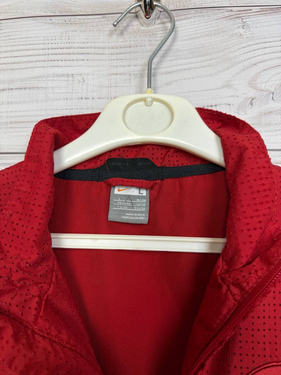 Nike Vintage 00s Nike Manchester United Track Jacket Red Mens Size US L / EU 52-54 / 3 - 6 Thumbnail