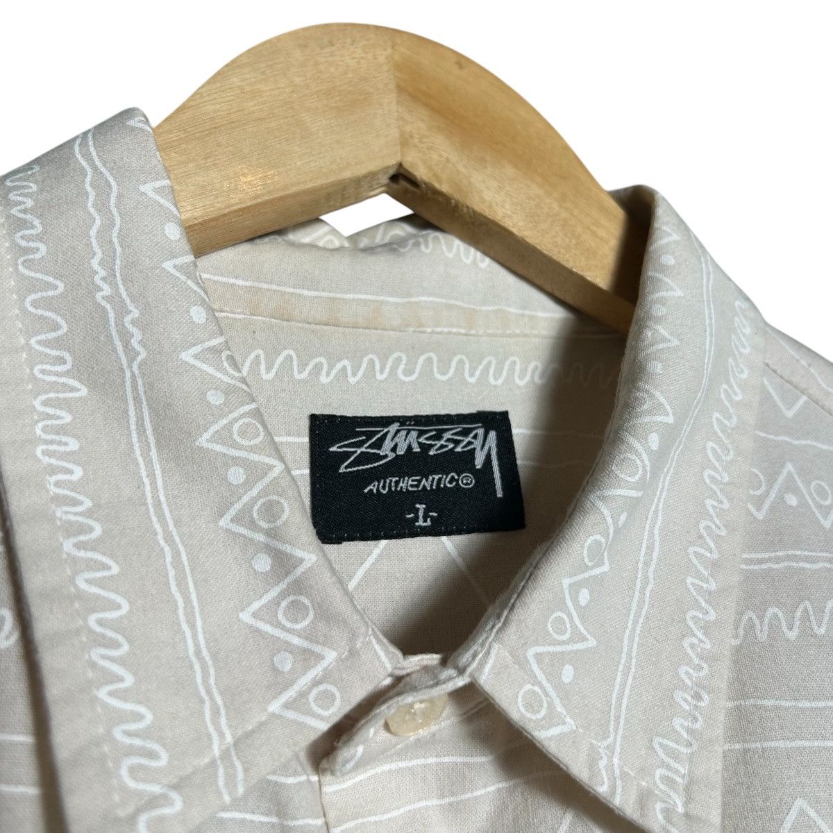 Stussy × Vintage Vintage 90s Stussy Hawaii Print Shirt Size US L / EU 52-54 / 3 - 5 Thumbnail