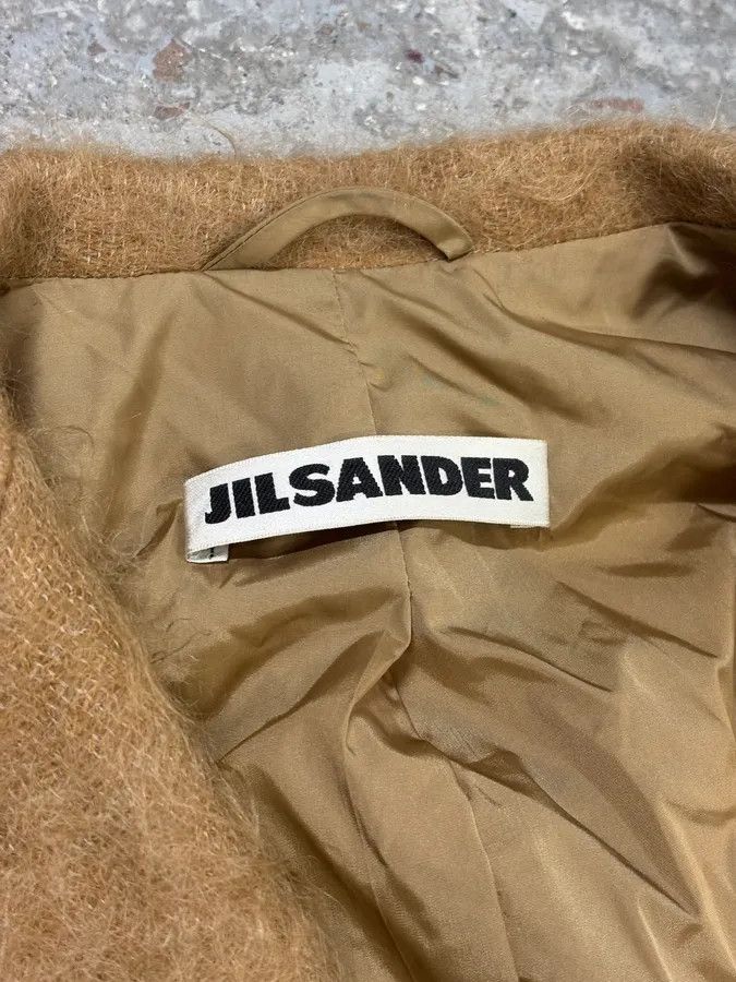 Jil Sander Jil Sander Beige Mohair Classy Long Coat Size US XS / EU 42 / 0 - 10 Thumbnail