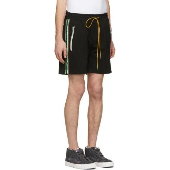 Rhude Rhude Traxedo Shorts Size S Mens Black Green NWT Size US 28 / EU 44 - 12 Thumbnail