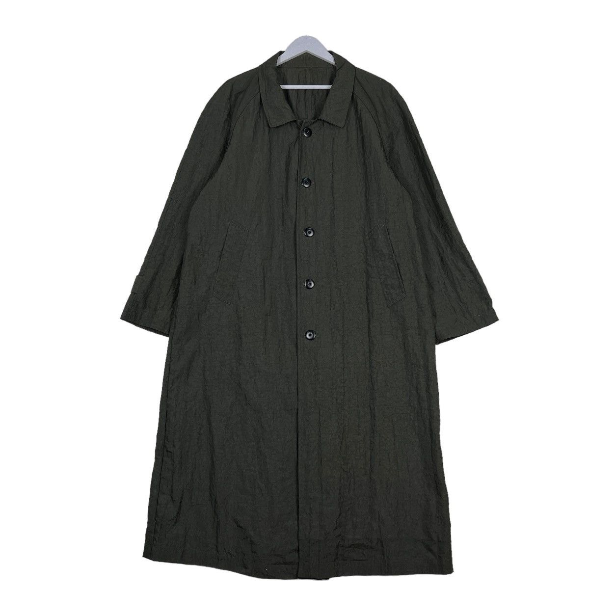 Issey Miyake 🔥 90s FEBUARY 0-7 NYLON TRENCH COAT Size US L / EU 52-54 / 3 - 2 Thumbnail
