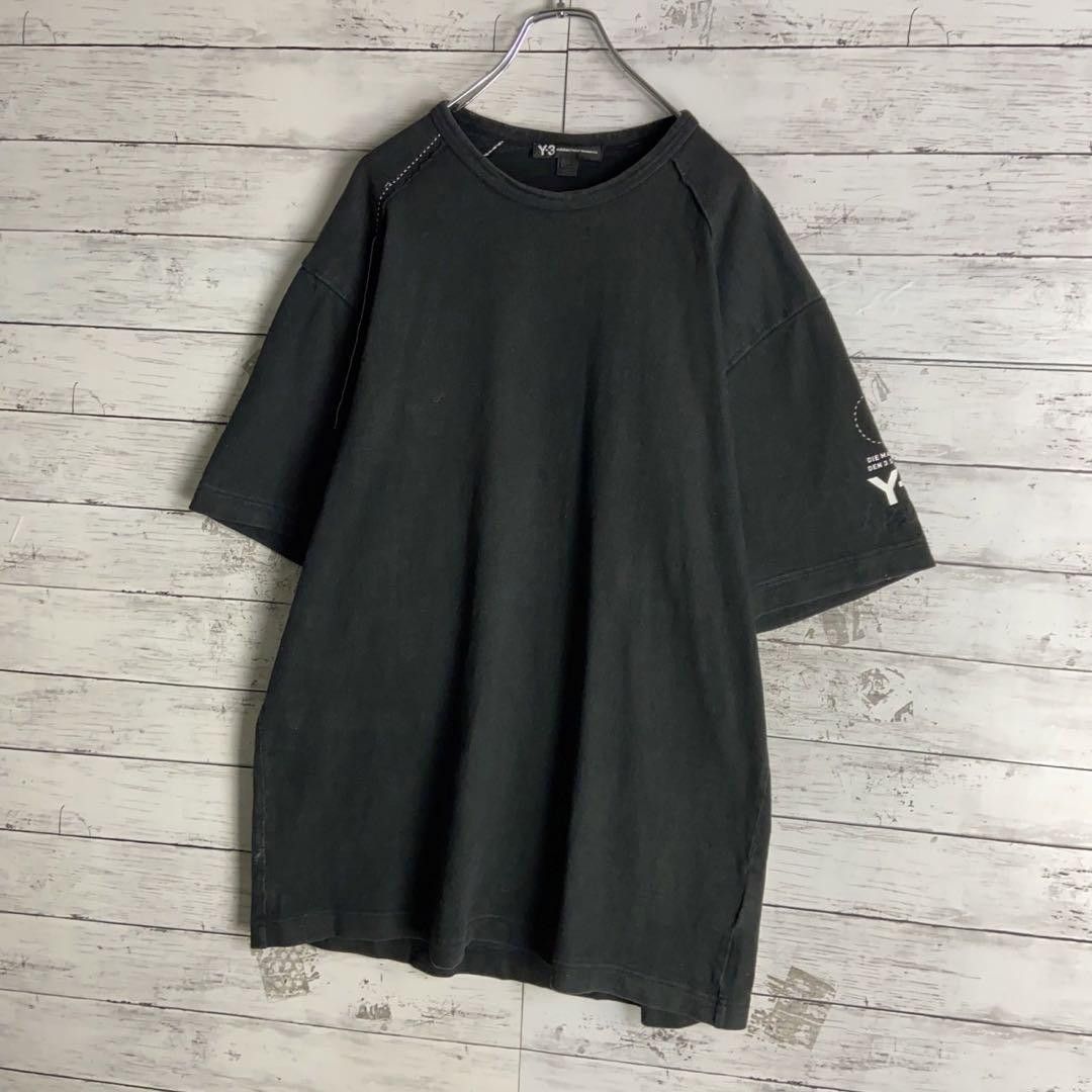 Yohji Yamamoto yohji yamamoto pour homme Y-3 arm logo super thick t-shirt Size US L / EU 52-54 / 3 - 4 Thumbnail