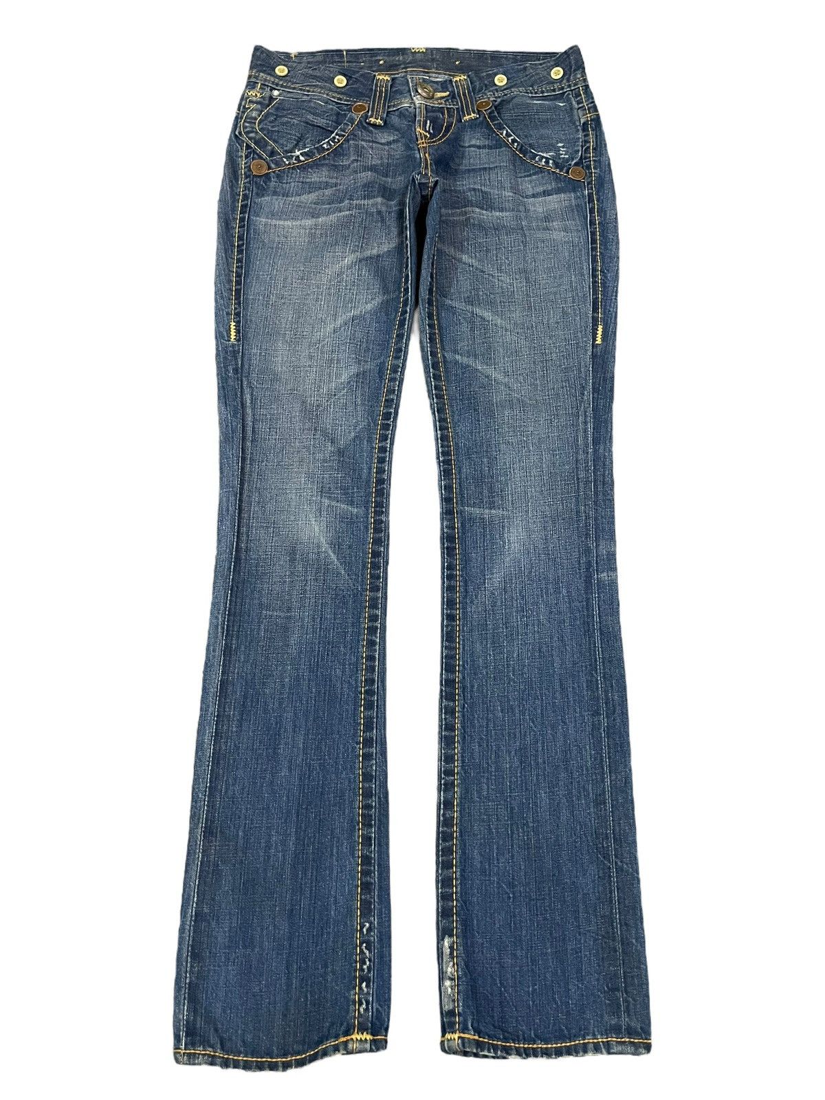 True Religion Vintage True Religion Women’s Denim Slim Straight Cut Jeans Size 31" - 2 Thumbnail