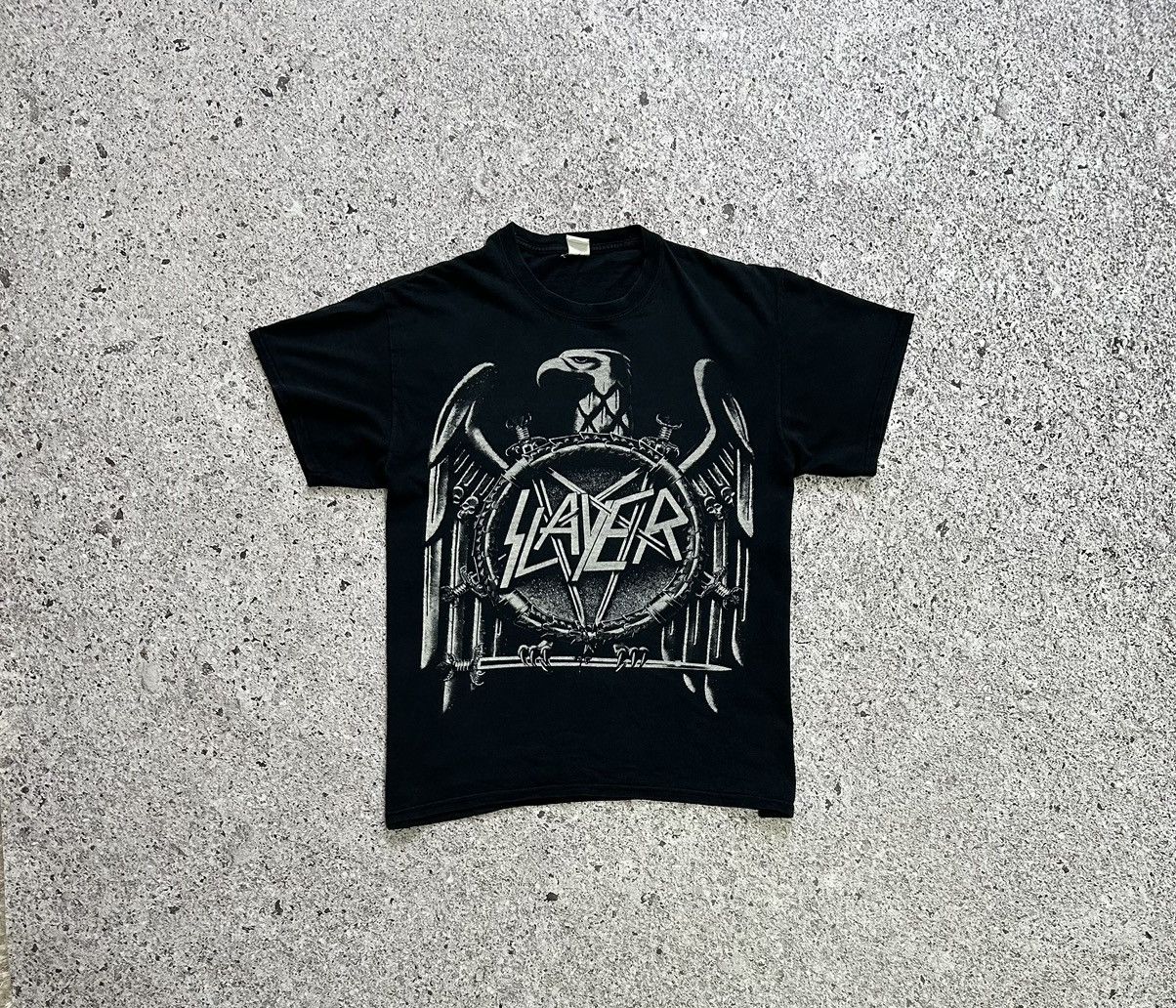 Slayer × Vintage Vintage Band Rock Slayer 2000s Black Rock Band T-Shirt Size US XL / EU 56 / 4 - 1 Thumbnail