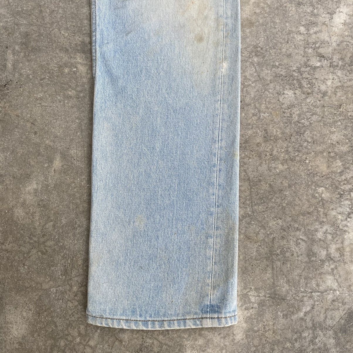 Levi's Vintage 1990 Levis 501 Light Blue Mud Jeans Size US 31 - 7 Thumbnail