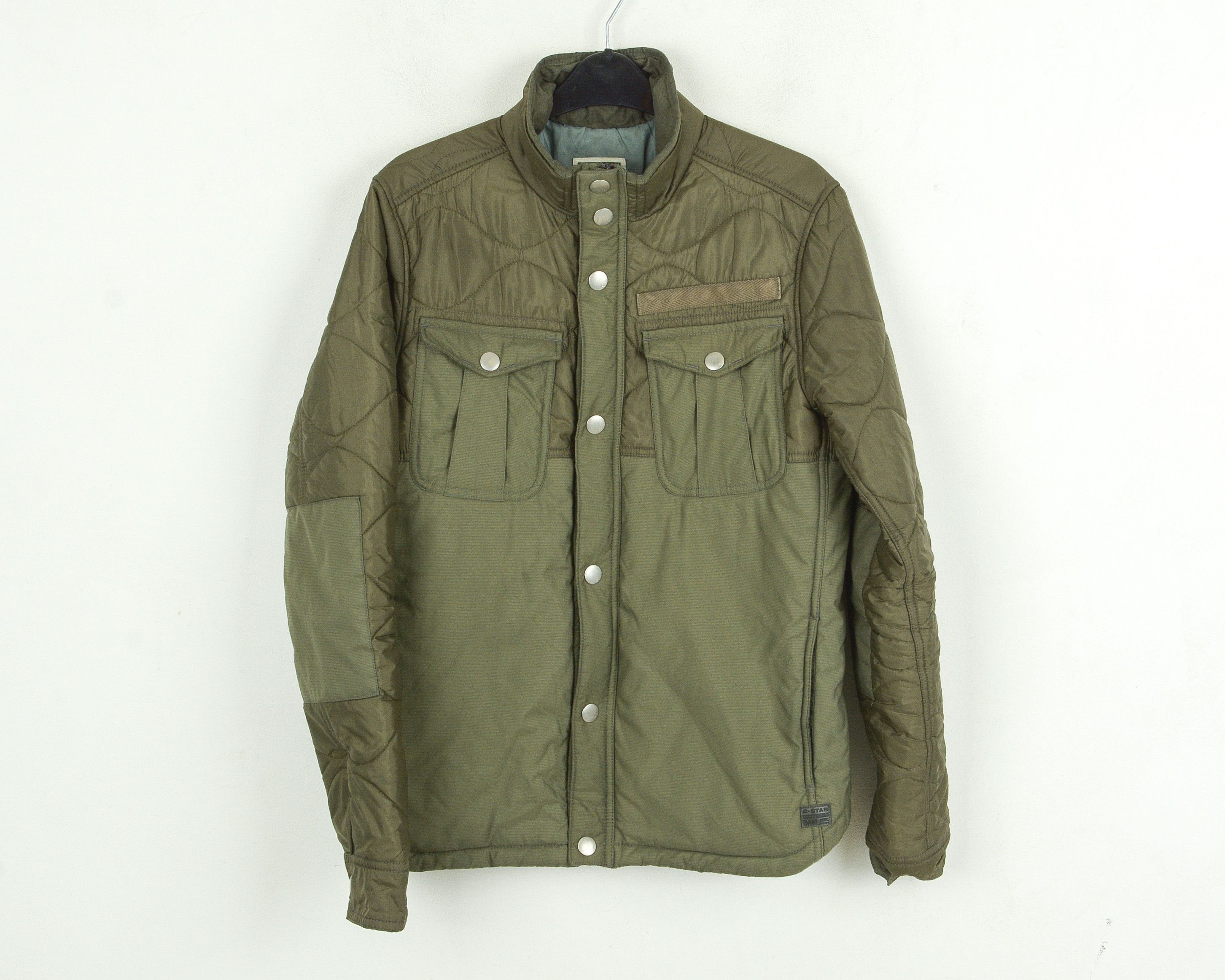 G-Star Cargo Filch JKT Quilted M Jacket Overshirt Shacket Coat Army Size US M / EU 48-50 / 2 - 1 Thumbnail
