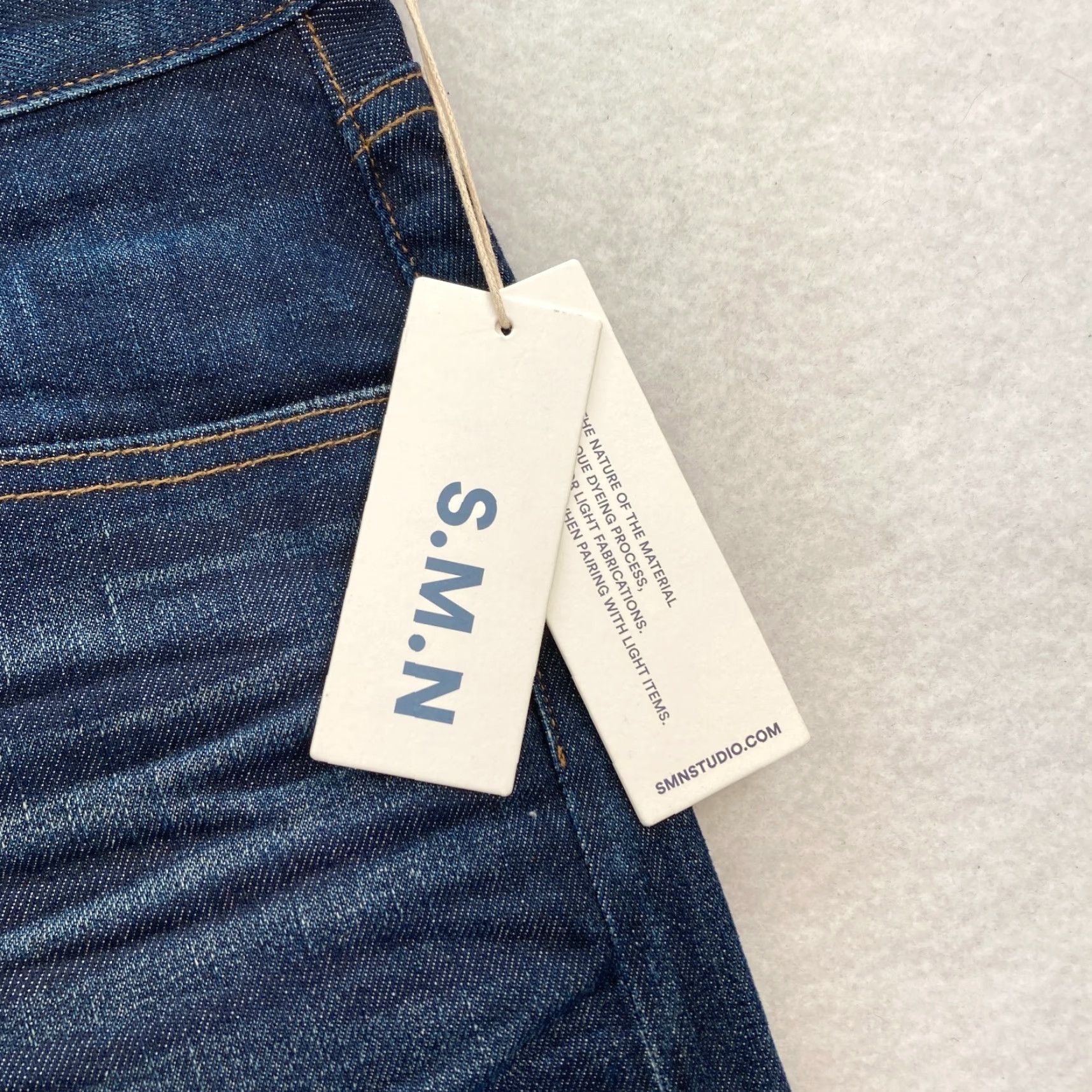 Hunter S.M.N Denim Jeans Mens 38x34 The Hunter Slim Dark Blue USA NWT Size US 38 / EU 54 - 4 Thumbnail