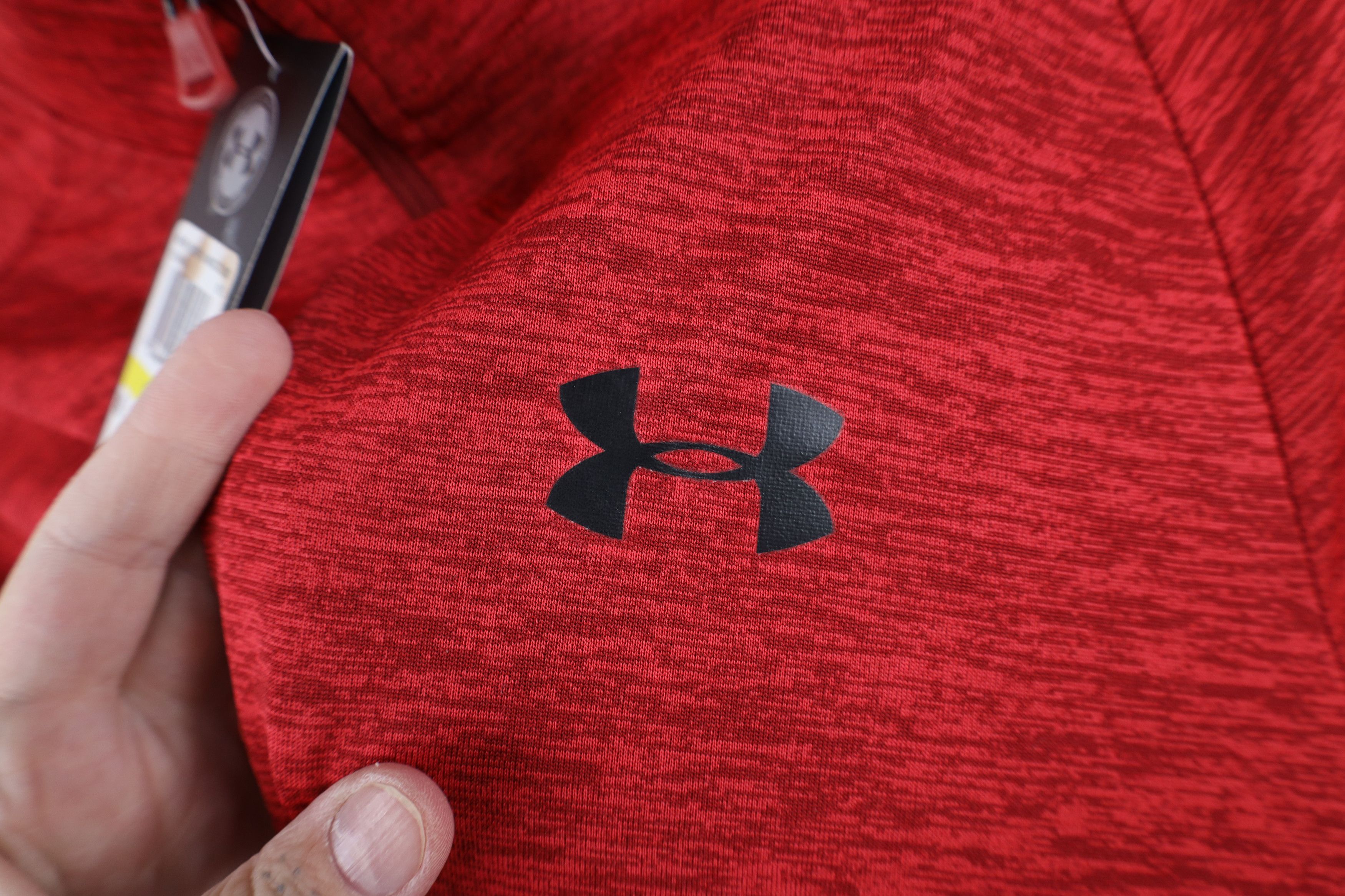 Under Armour New Under Armour Half Zip Pullover Jacket Top Heather Red Size US M / EU 48-50 / 2 - 4 Thumbnail
