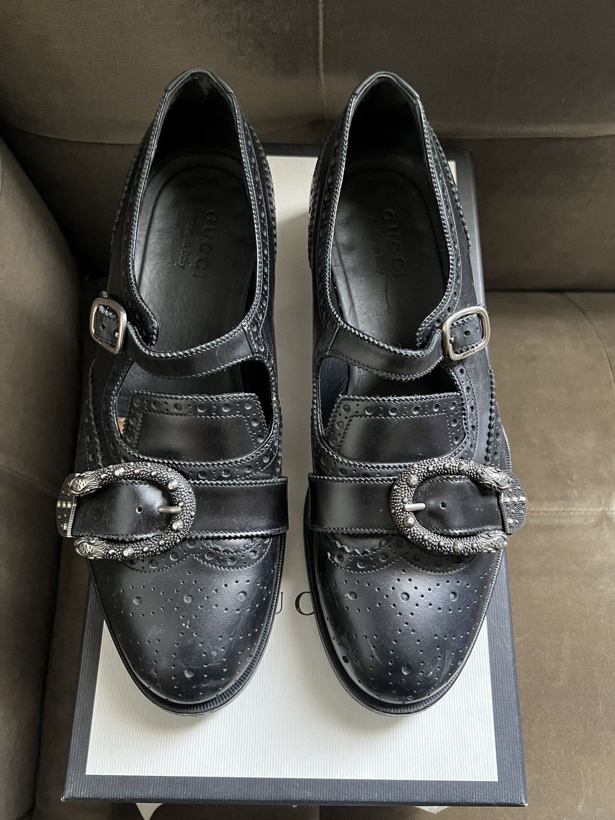 Gucci Queercore Leather Lace Ups Size US 8.5 / EU 41-42 - 1 Thumbnail
