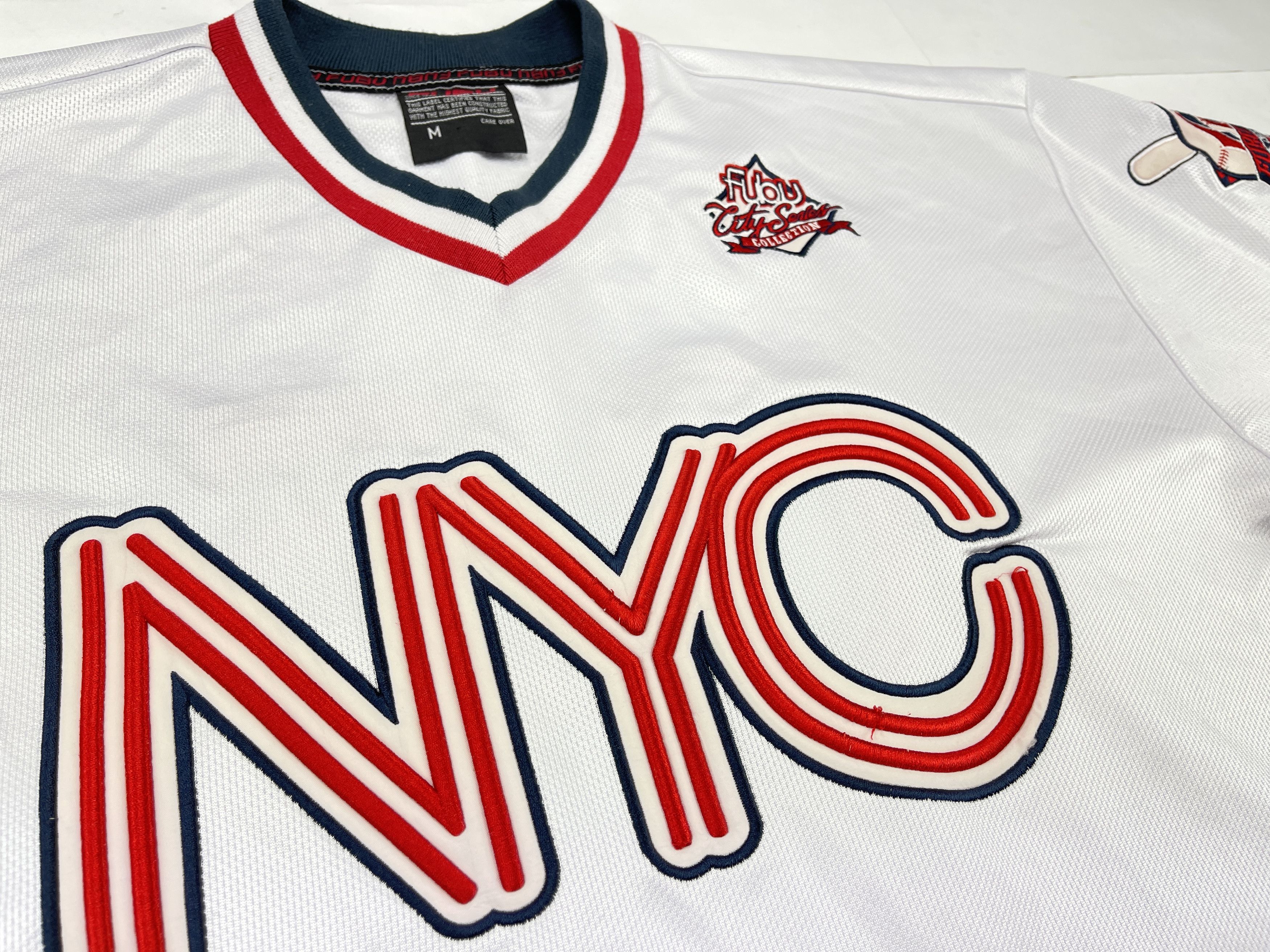 Fubu FUBU jersey, vintage hip hop t-shirt New York, City Series M Size US M / EU 48-50 / 2 - 6 Thumbnail