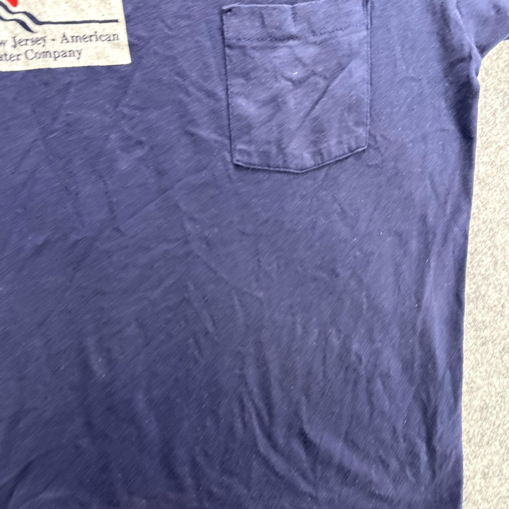 Jerzees VINTAGE New Jersey American Water Company Shirt Mens Large Pocket Jerzees 90s Size US XL / EU 56 / 4 - 6 Thumbnail