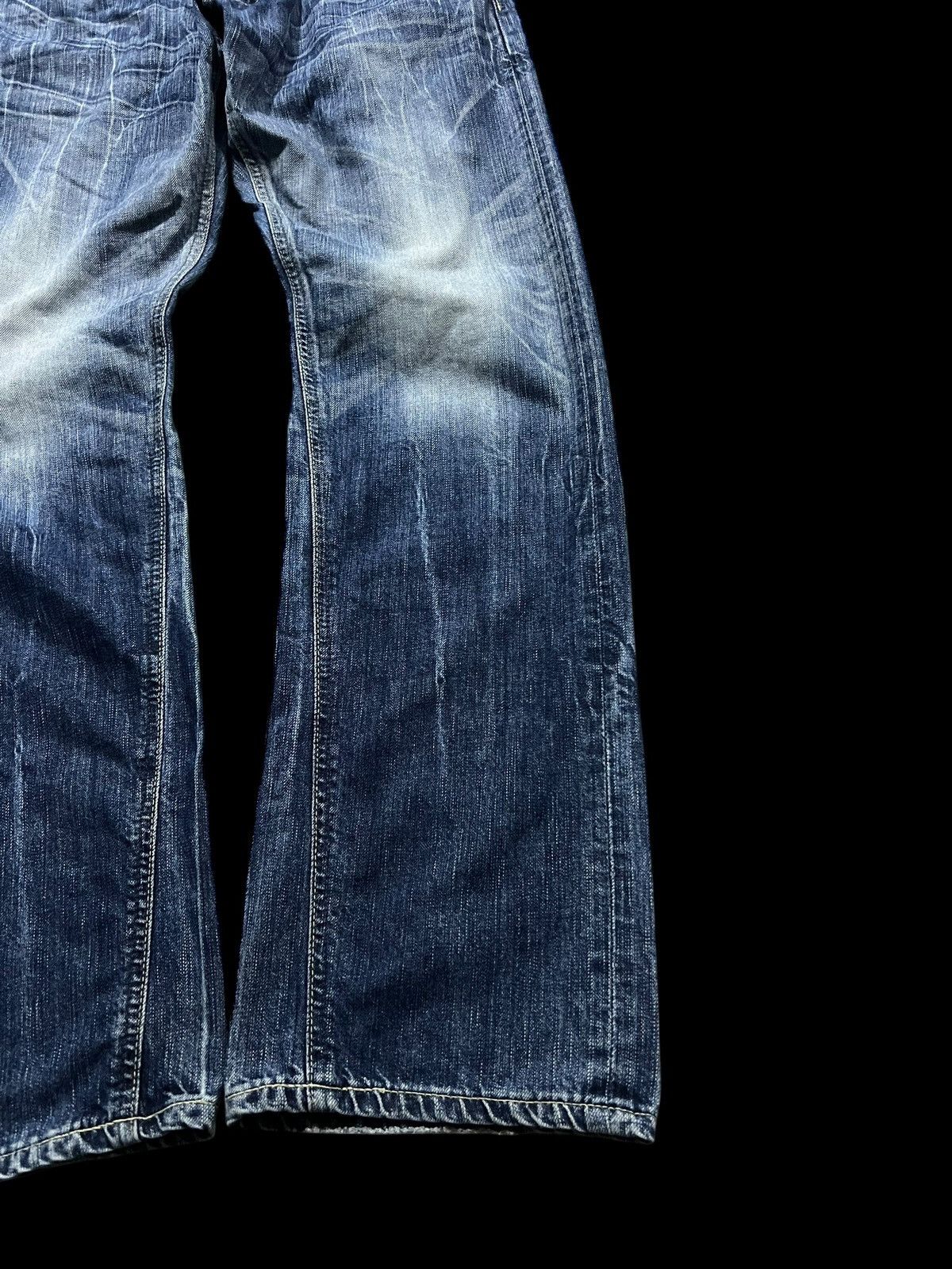 Edwin × If Six Was Nine × Le Grande Bleu (L.G.B.) VINTAGE EDWIN 503 BLUE TRIP WASHED JEANS Size US 33 - 4 Thumbnail