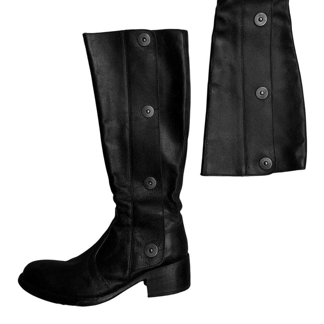 Dirk Bikkembergs Dirk Bikkembergs Tall Snap Button Boots Size US 7.5 / EU 40-41 - 3 Thumbnail