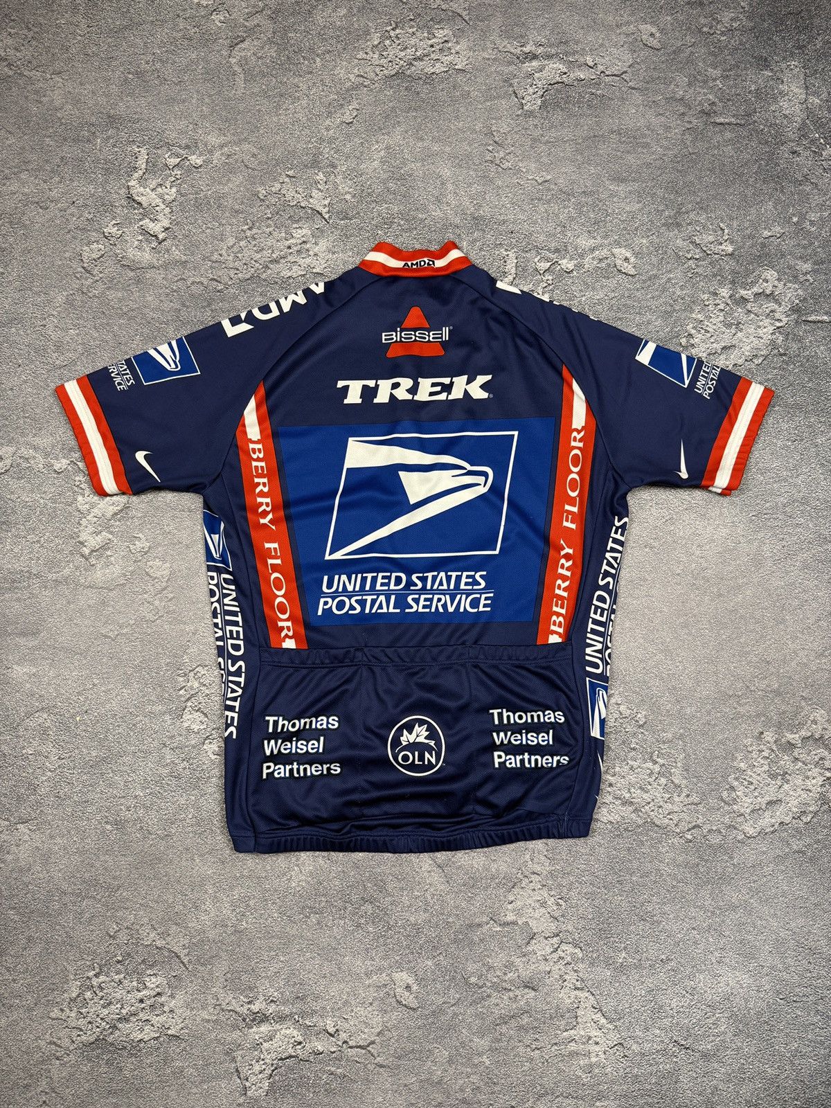 Nike × Vintage USPS Cycling Jersey Nike Subaru Trek Pockets Half-Zip Size US M / EU 48-50 / 2 - 2 Thumbnail
