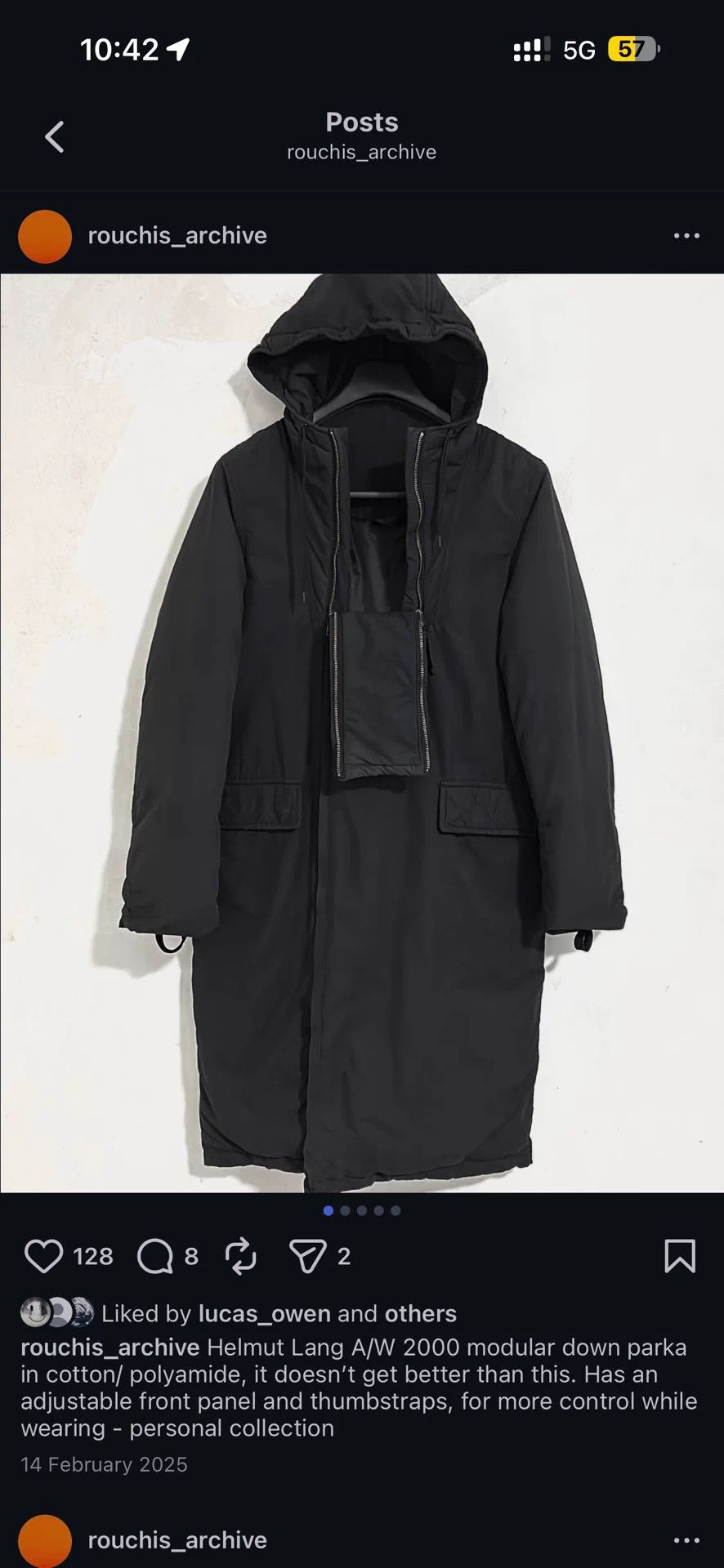 Helmut Lang Helmut Lang 2000 Modular Collar Parka 44 M-L Size US M / EU 48-50 / 2 - 8 Thumbnail