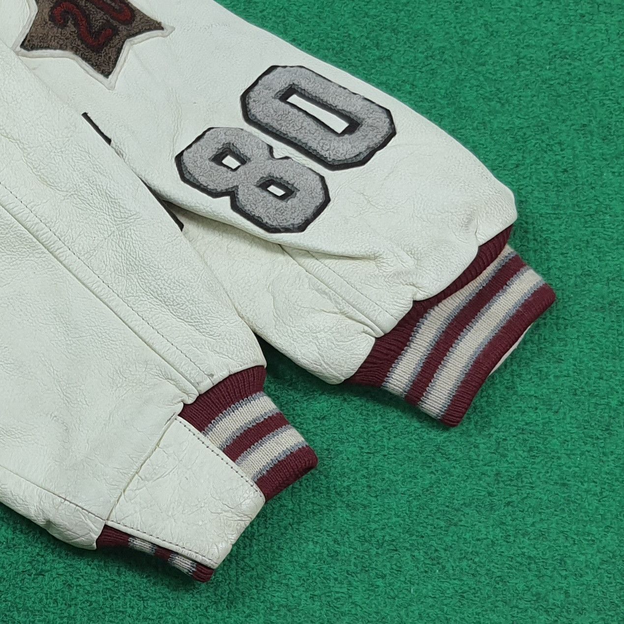 Vintage Vintage 90s ixi:z Retro Urban Wool Leather Baseball C295N22 Size US M / EU 48-50 / 2 - 15 Thumbnail