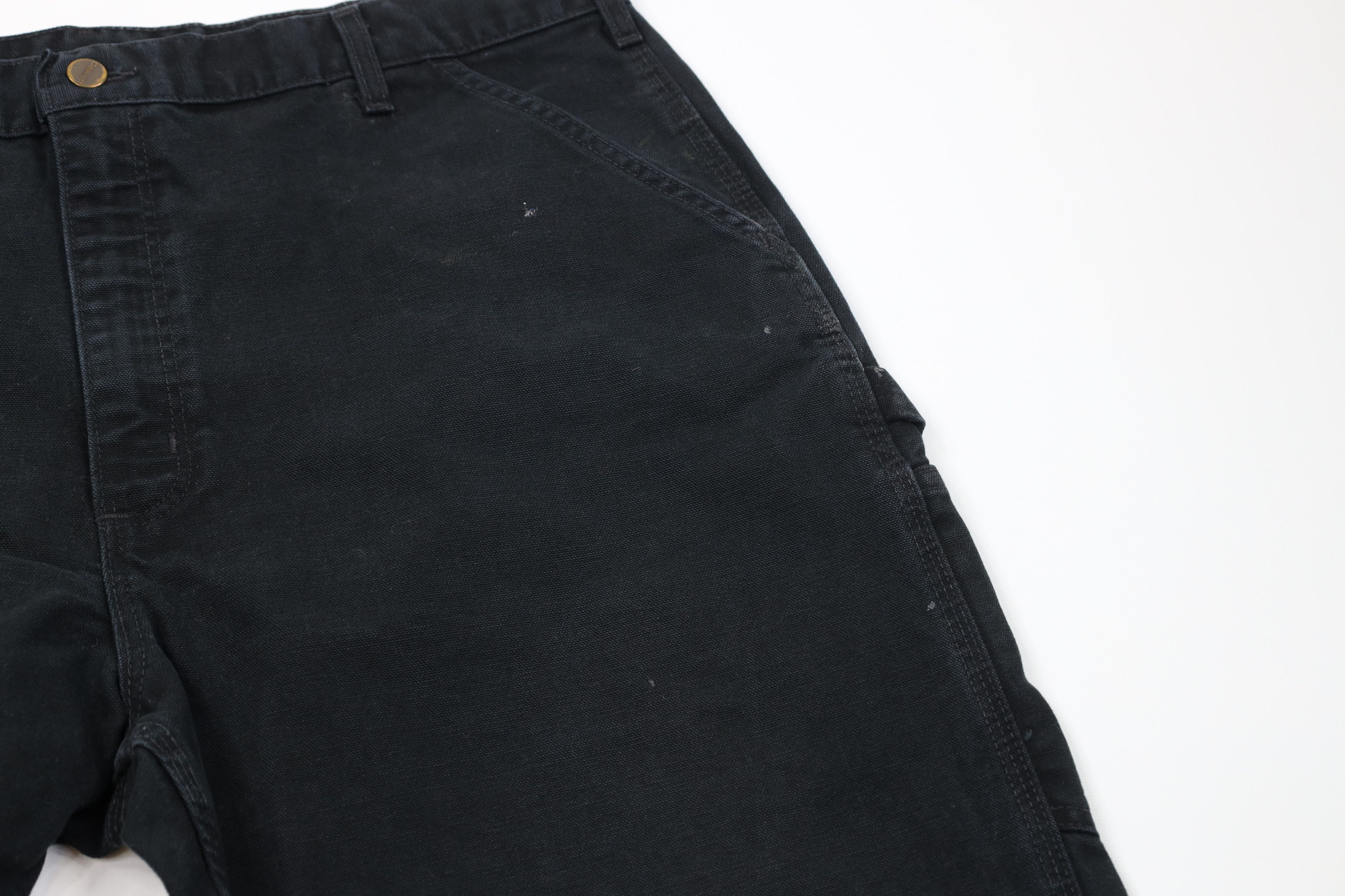 Carhartt Vintage Y2K Carhartt Canvas Wide Leg Dungaree Pants Black Size US 40 / EU 56 - 7 Thumbnail