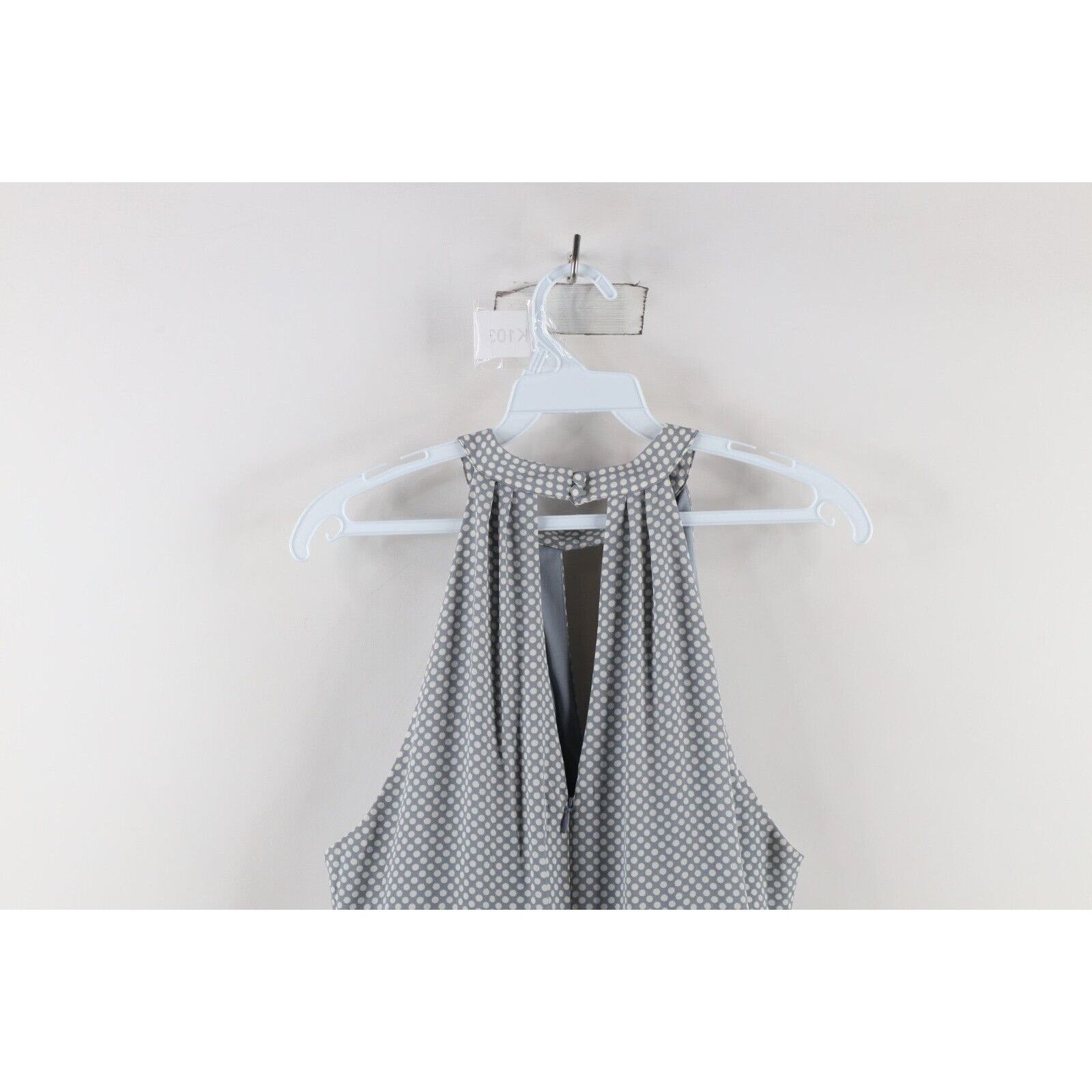 Express New Express Polka Dot Halter Neck Fit and Flare Dress Size XL / US 12-14 / IT 48-50 - 13 Thumbnail