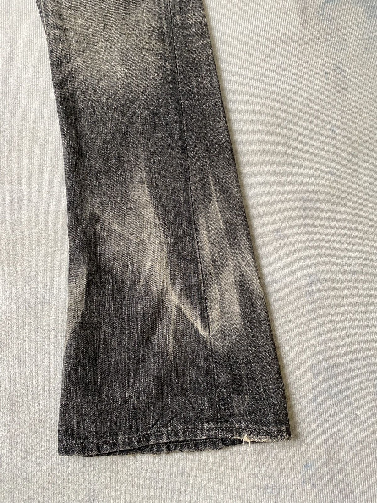 Japanese Brand 2000s The Murder License Claw Marks Flare Denim Size US 31 - 9 Thumbnail
