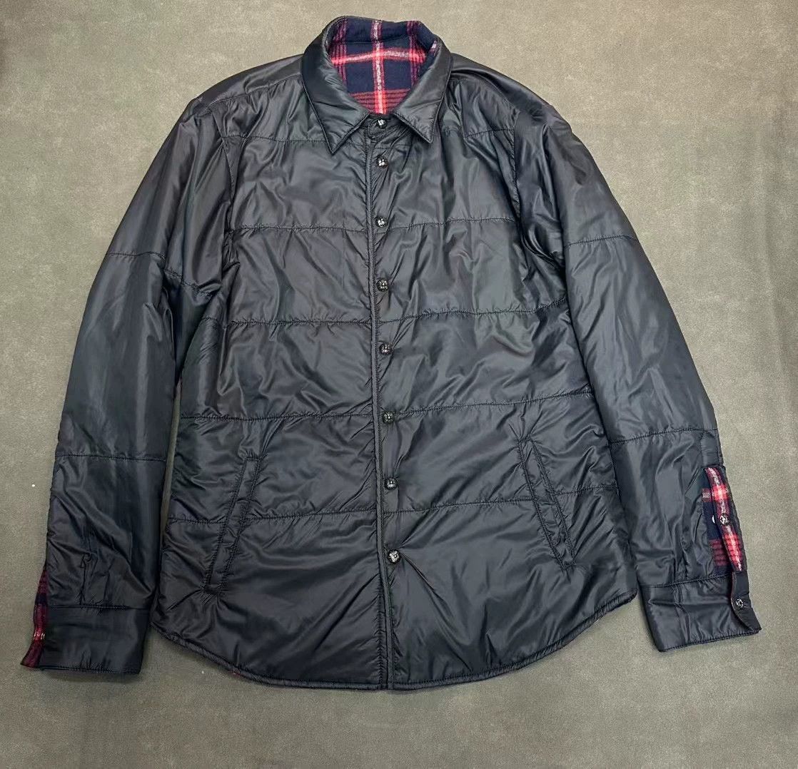 Chrome Hearts Chrome Hearts Double-Sided Blue Red Plaid/Black Nylon M Jkt Size US M / EU 48-50 / 2 - 4 Thumbnail