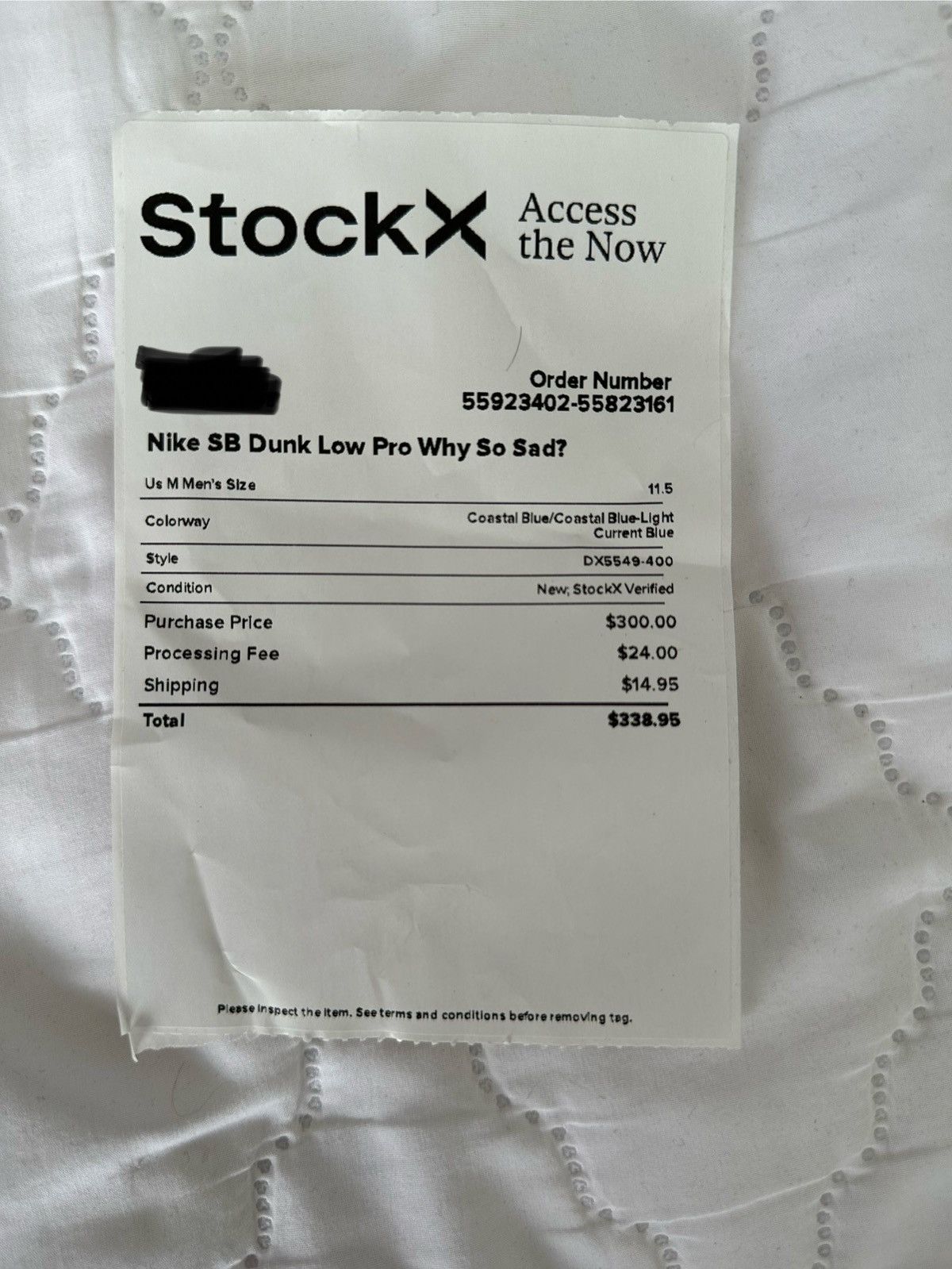 Nike Why so sad? X Dunk Low SB 2022 Size US 11.5 / EU 44-45 - 7 Thumbnail