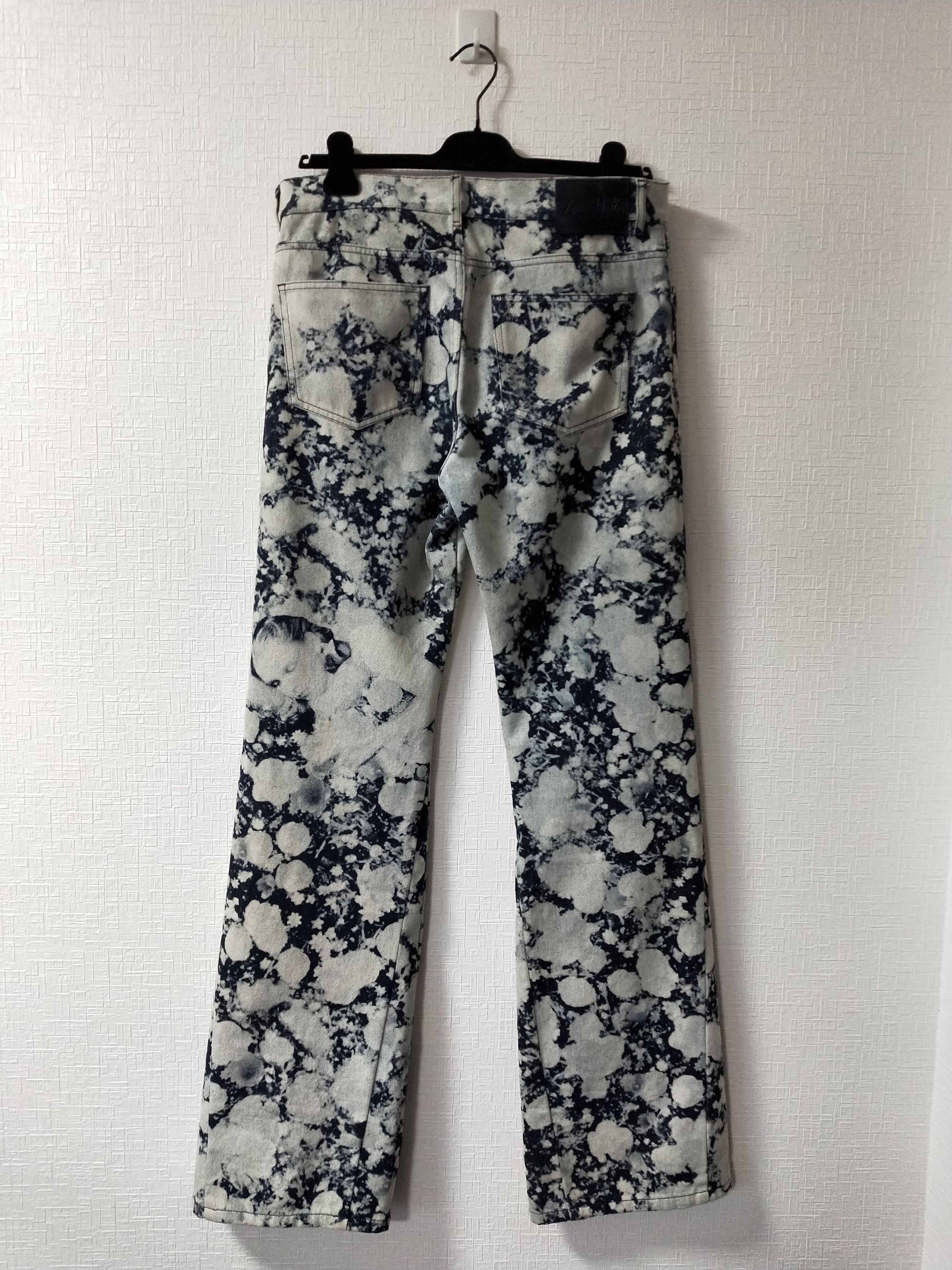 Louis Vuitton Dorothy 'Poppies' Flared Denim Jeans Size US 32 / EU 48 - 2 Thumbnail