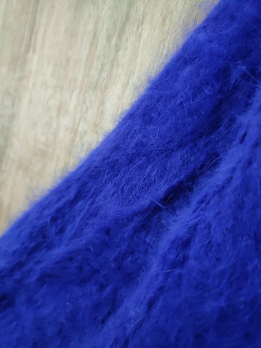 Vintage Sunlose cardigan mohair fur shag shaggy knitwear #46-992DLAL Size L / US 10 / IT 46 - 3 Thumbnail