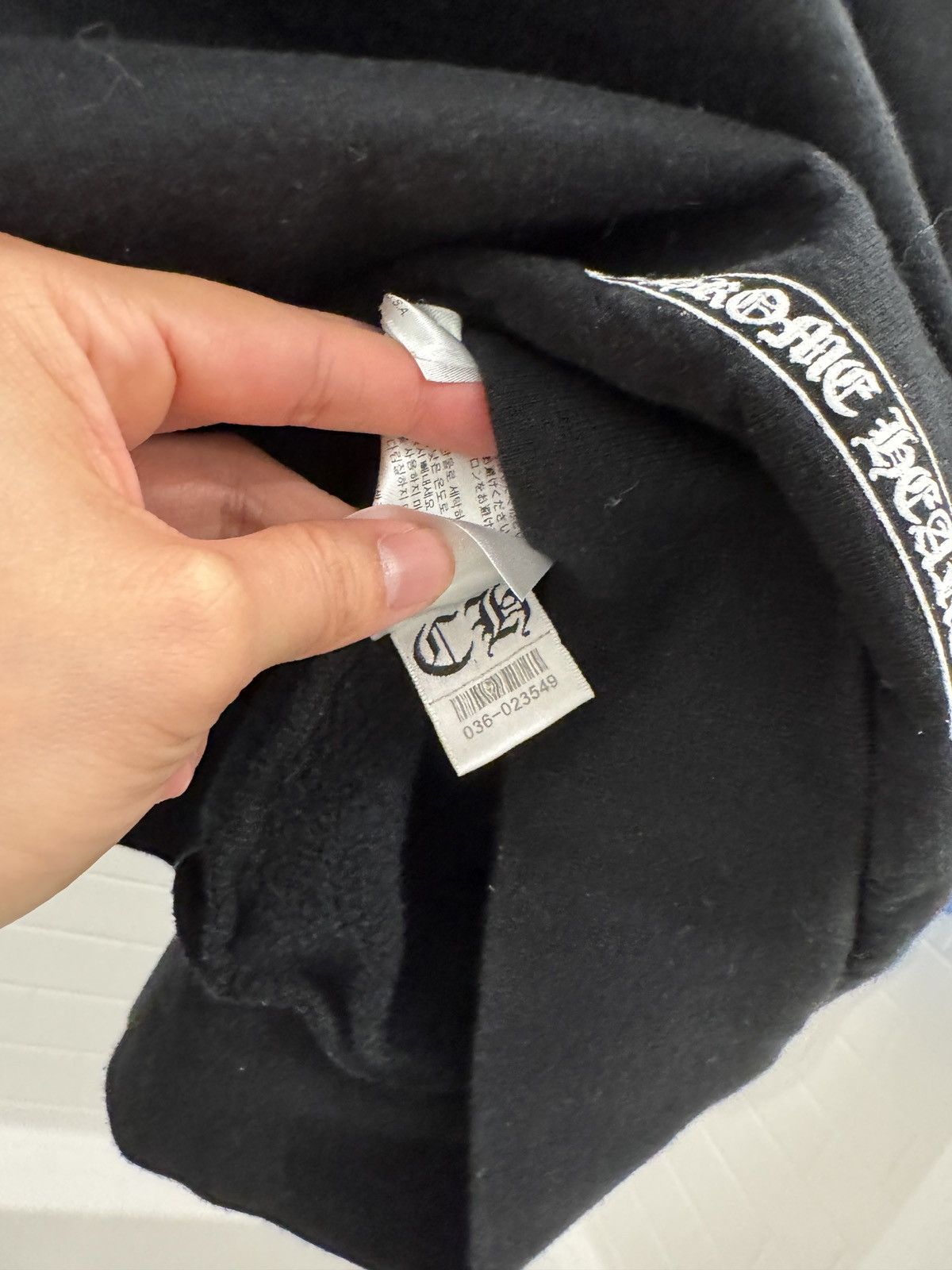 Chrome Hearts Chrome Hearts Neck Logo Crewneck Sweatshirt Black S Size US S / EU 44-46 / 1 - 6 Thumbnail