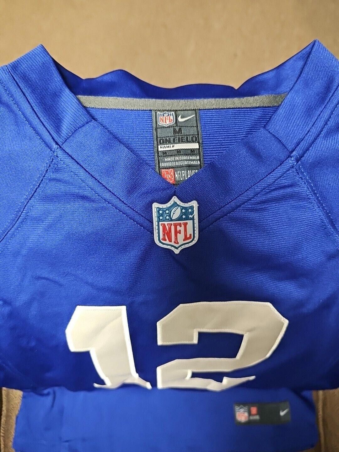 Nike Men's NFL Nike On Field Jersey #12 LUCK Size M V-Neck Size ONE SIZE - 2 Thumbnail