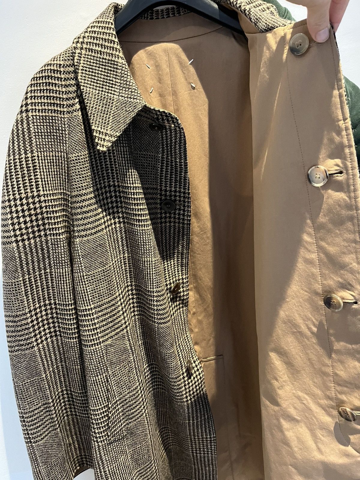Maison Margiela Maison Margiela Check reversible raglan trench Size US L / EU 52-54 / 3 - 10 Thumbnail