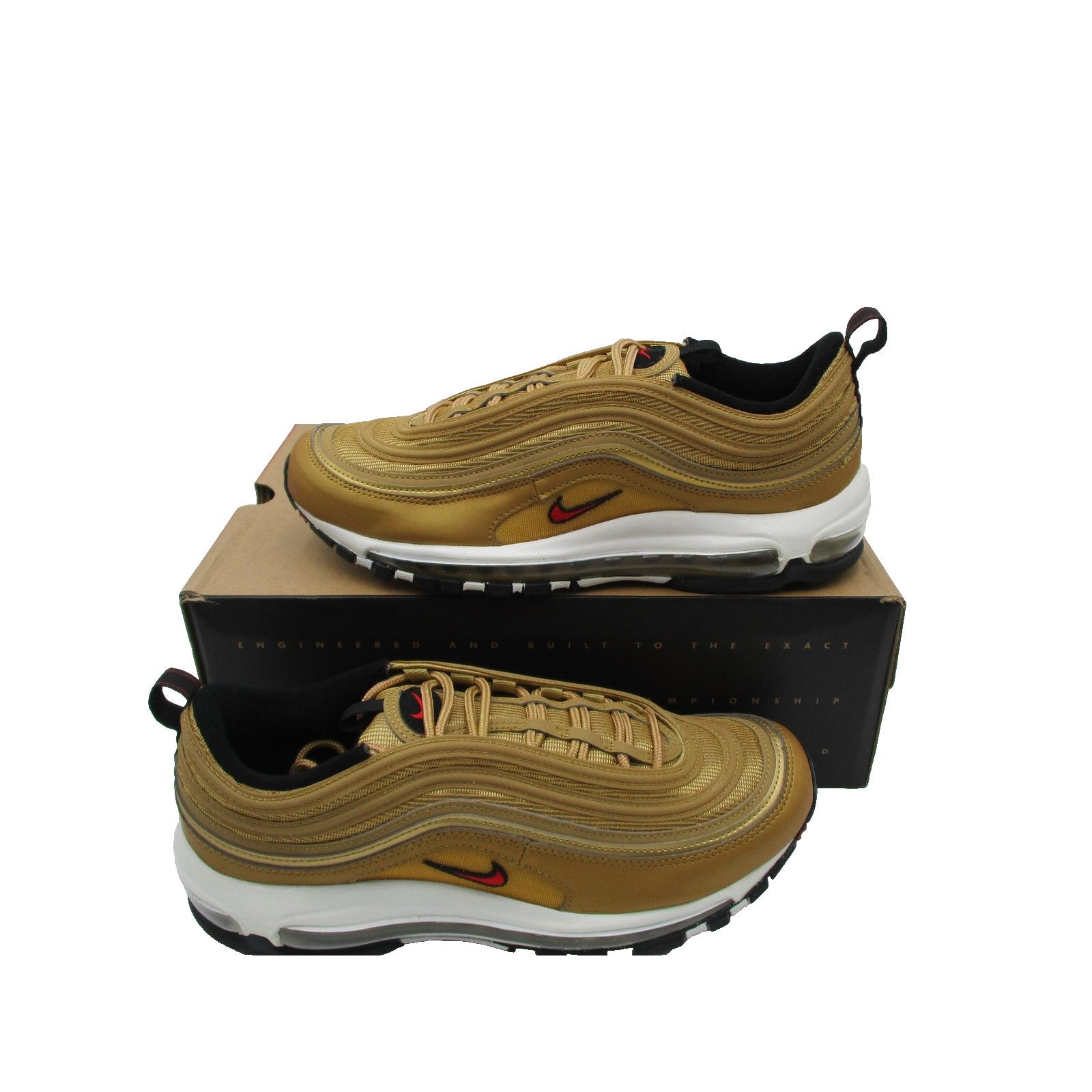 Nike Nike Air Max 97 OG Shoes Wm Sz 10.5 Metallic Gold DQ9131-700 Size US 10.5 / IT 40.5 - 2 Thumbnail