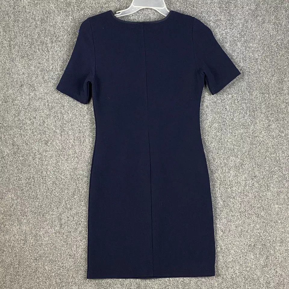 Other Mario Serrani Italy Dress Women's XS Short Sleeve Navy Blue Size XS / US 0-2 / IT 36-38 - 7 Thumbnail