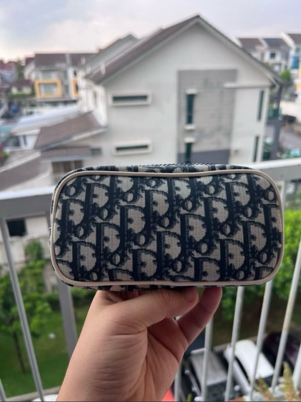 Dior Authentic CHRISTIAN DIOR Trotter Canvas Pouch Size ONE SIZE - 2 Thumbnail