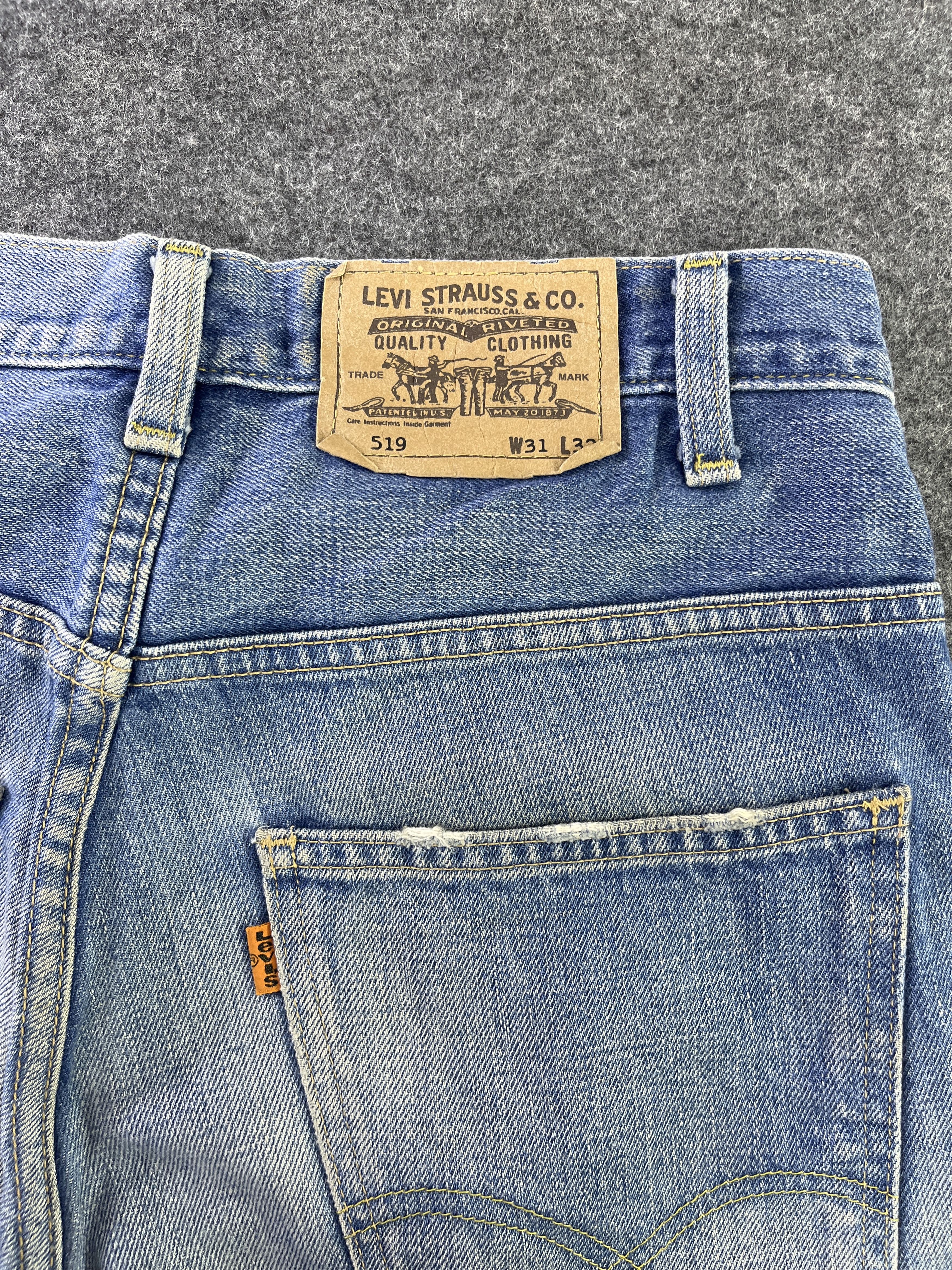 Levi's Vintage Levis 519 Distressed Jeans - J964 Size US 31 - 6 Thumbnail