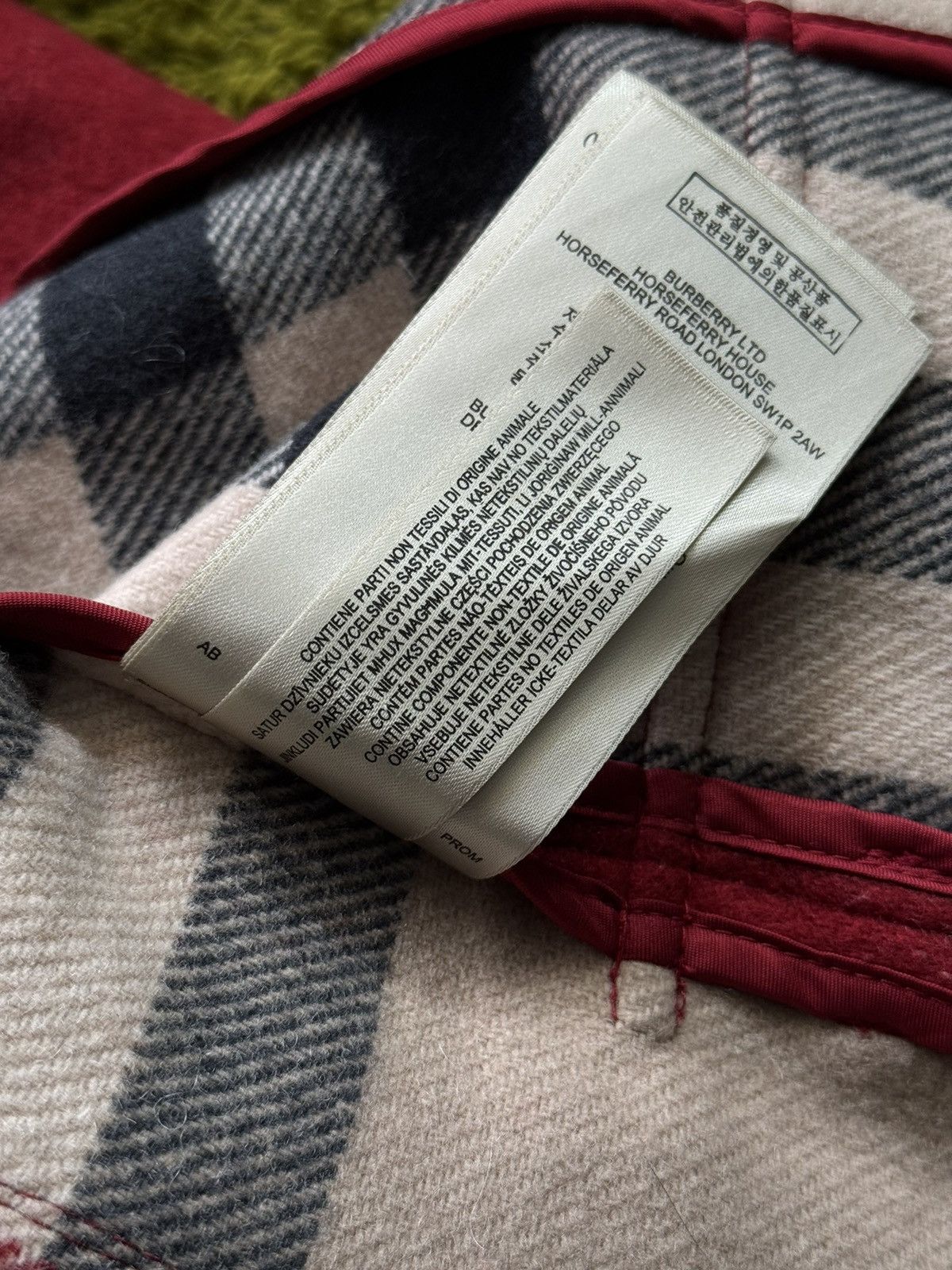 Burberry Burberry Brit nova check lining fur hood wool duffle coat Size M / US 6-8 / IT 42-44 - 16 Thumbnail