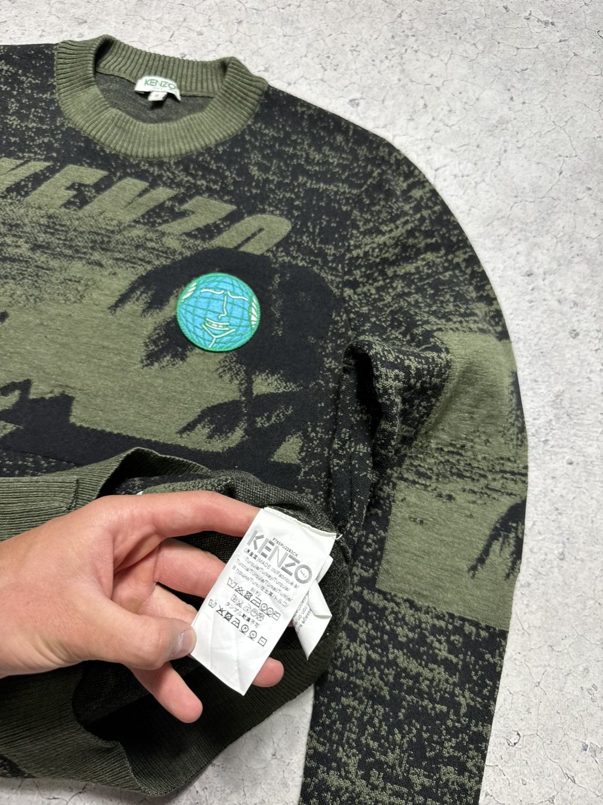Kenzo Kenzo Luxury Sweater Big Logo Size US S / EU 44-46 / 1 - 8 Thumbnail