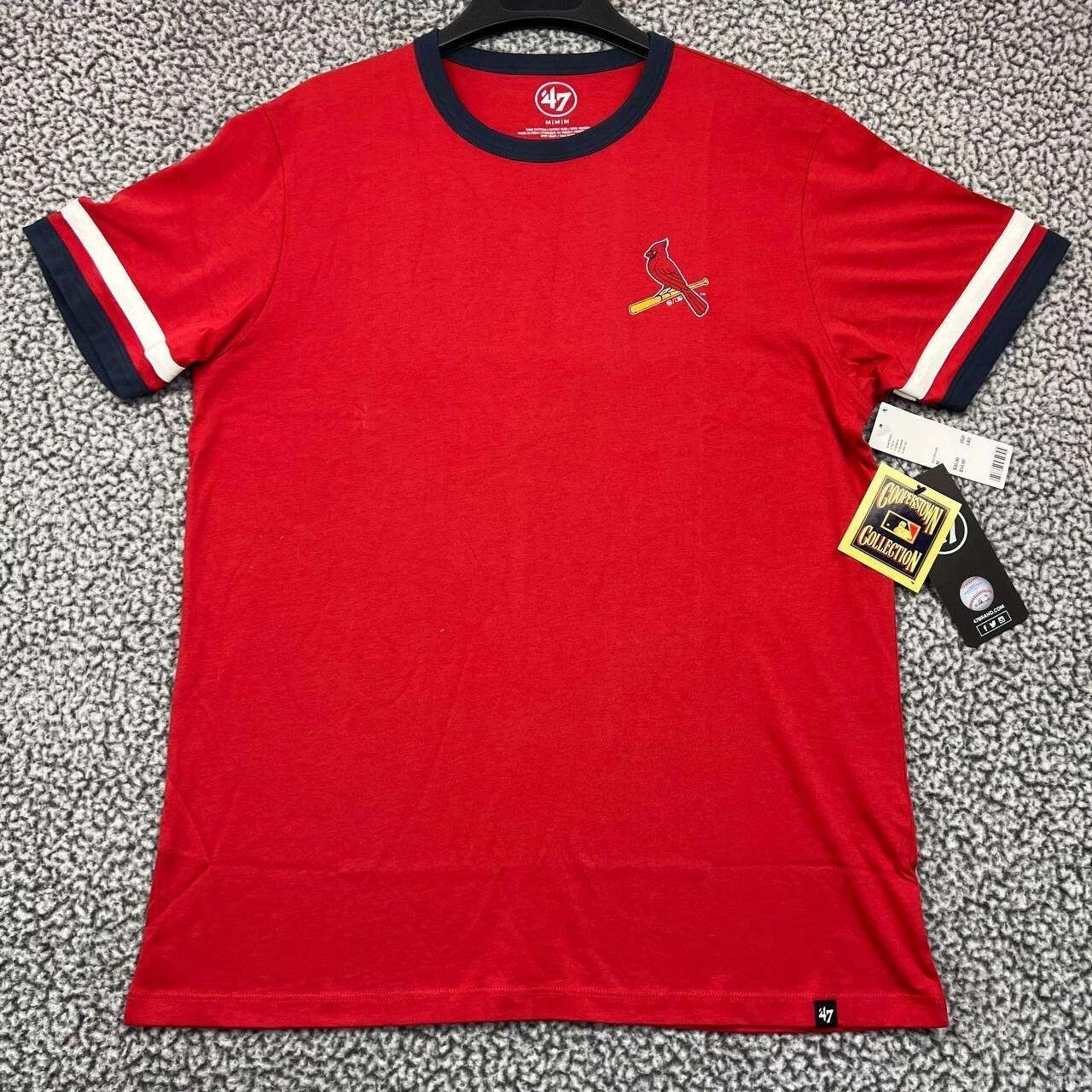 47 Brand St. Louis Cardinals Shirt Men Short Sleeve Cotton New M Size US M / EU 48-50 / 2 - 1 Thumbnail